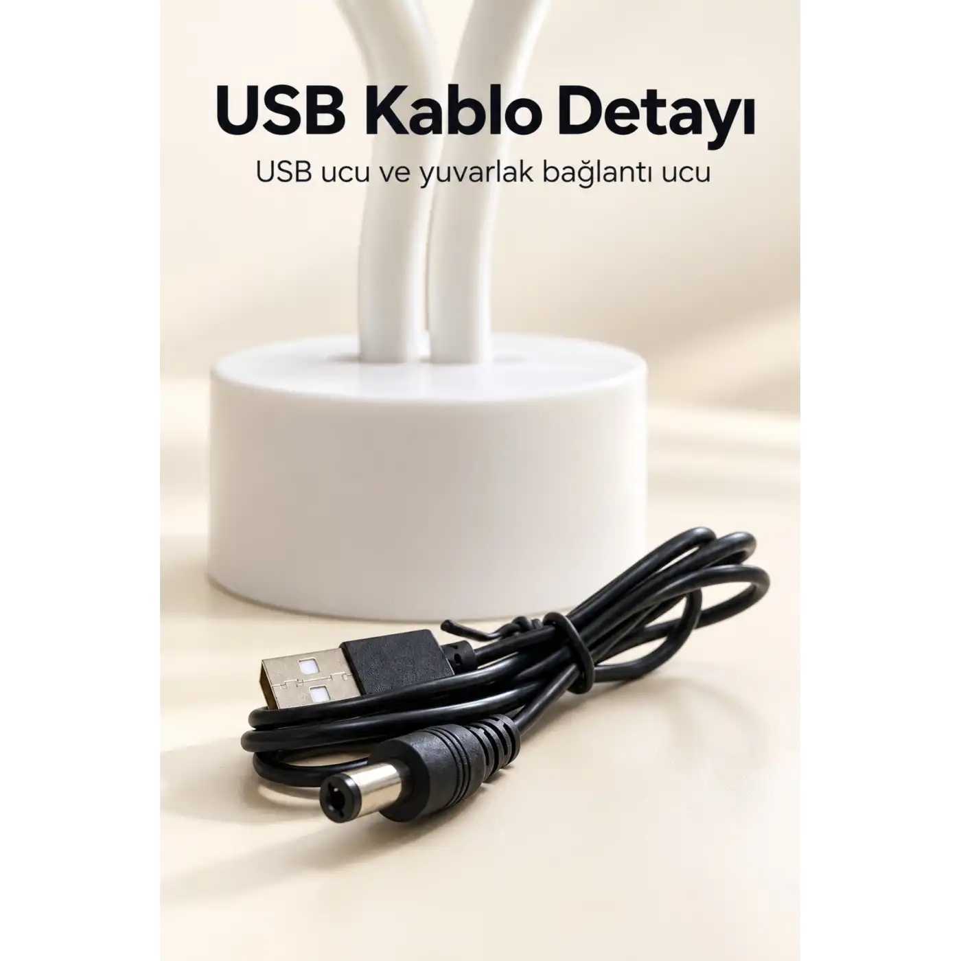 Flamingo LED Lamba Pembe Işıklı USB ve Pilli