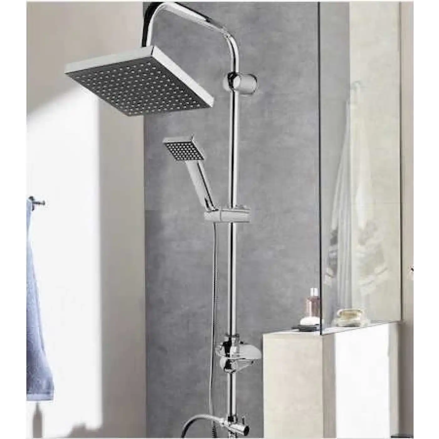 Fonksiyonel Duş Robotu Tepe Duş Seti Duş Başlığı Sistemi Seti Yağmurlama Duş Robotu