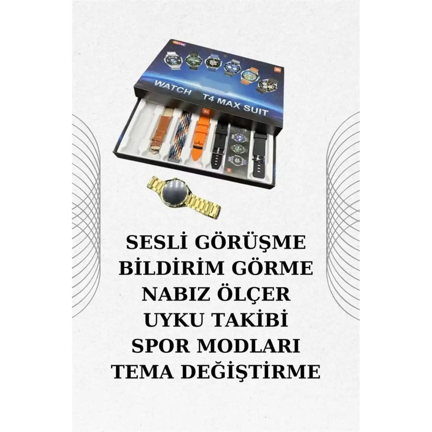 Seti Bluetooth Kulaklık Ucuz Kaliteli Yeni Nesil Akıllı Saat
