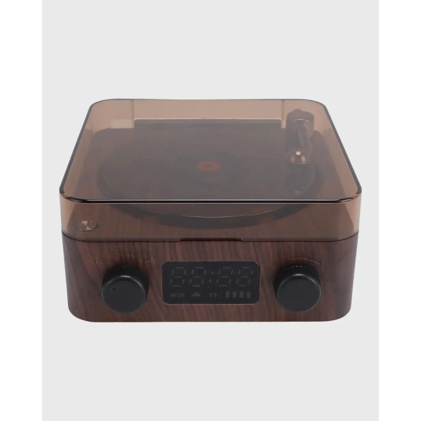 Gece Lambası Bluetooth Hoparlör Dijital Saat Çok Fonksiyonlu Su Dalgası Işıklı