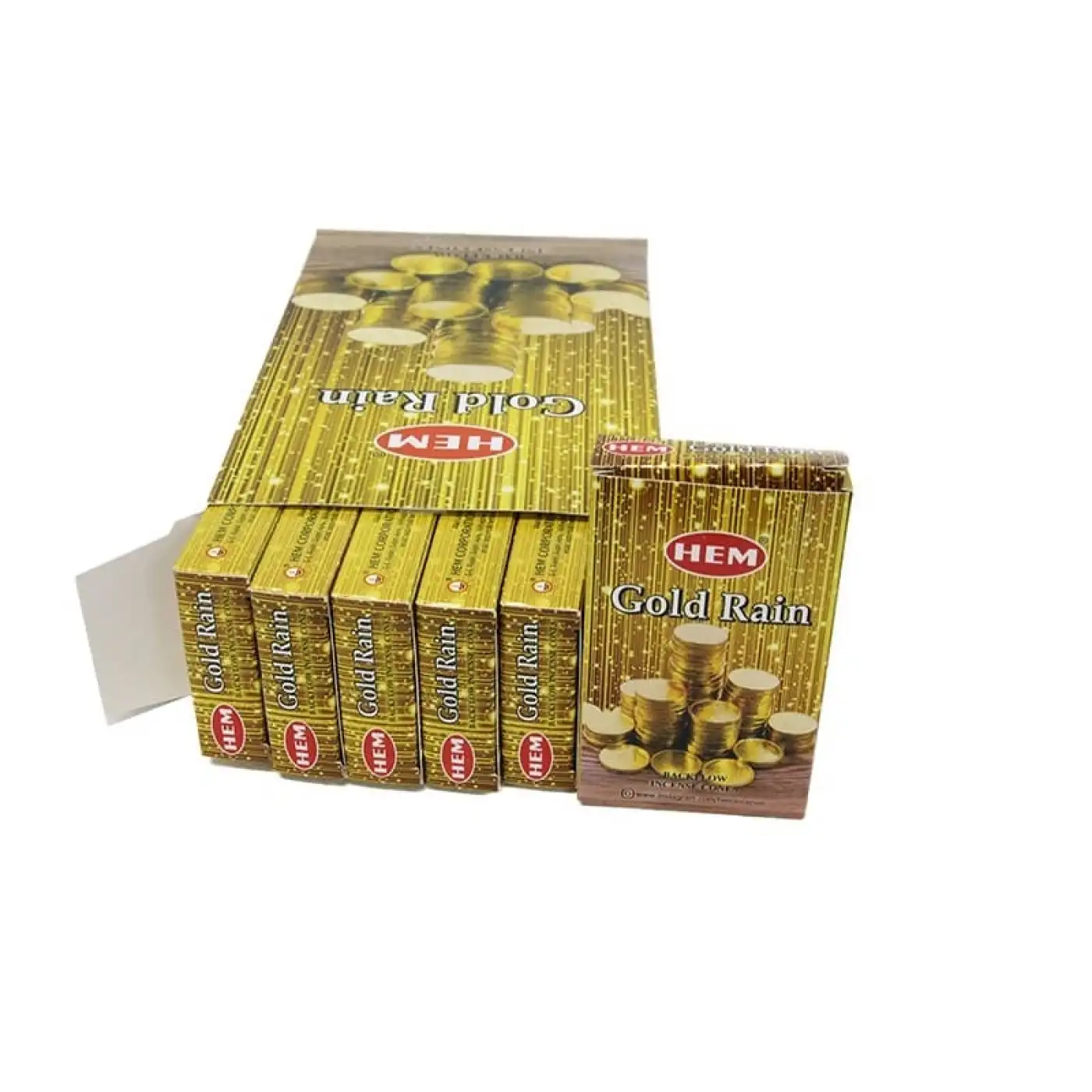 Gold Rain Back Flow Cones 10lu