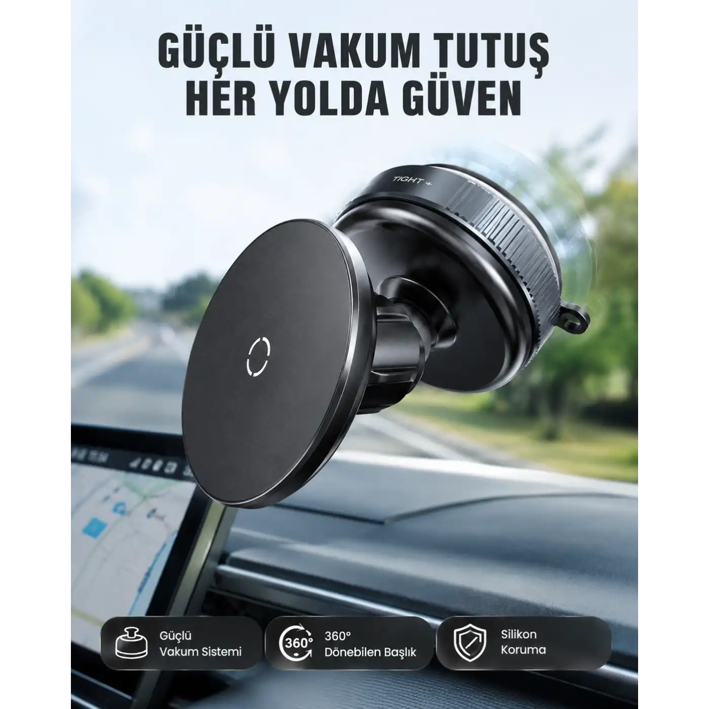 Güçlü Manyetik Araç Telefon Tutucu Evrensel Uyumluluk