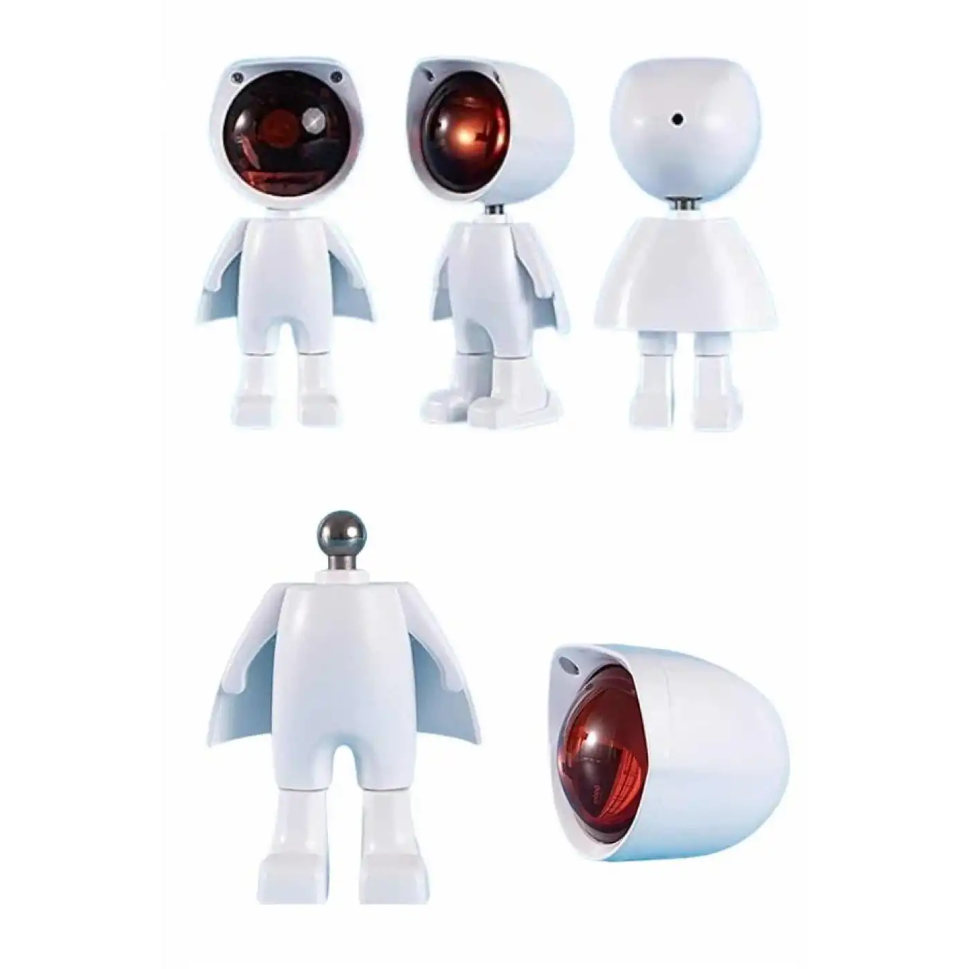 Gün Batımı Lambası Işık Arka Plan Projektör Sevimli Astronot Enerji Tasarruflu