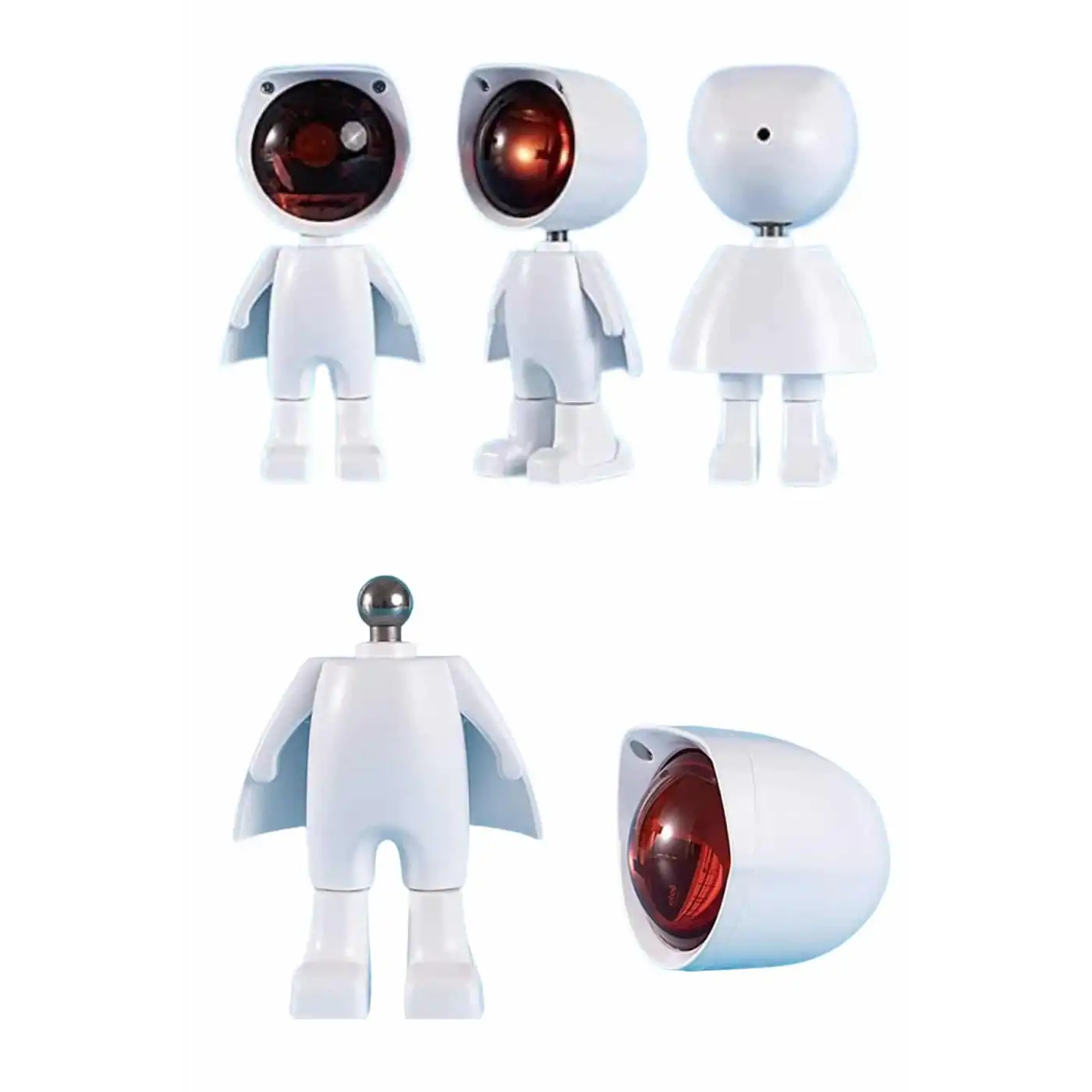 Gün Batımı Lambası Işık Arka Plan Projektör Sevimli Astronot Enerji Tasarruflu