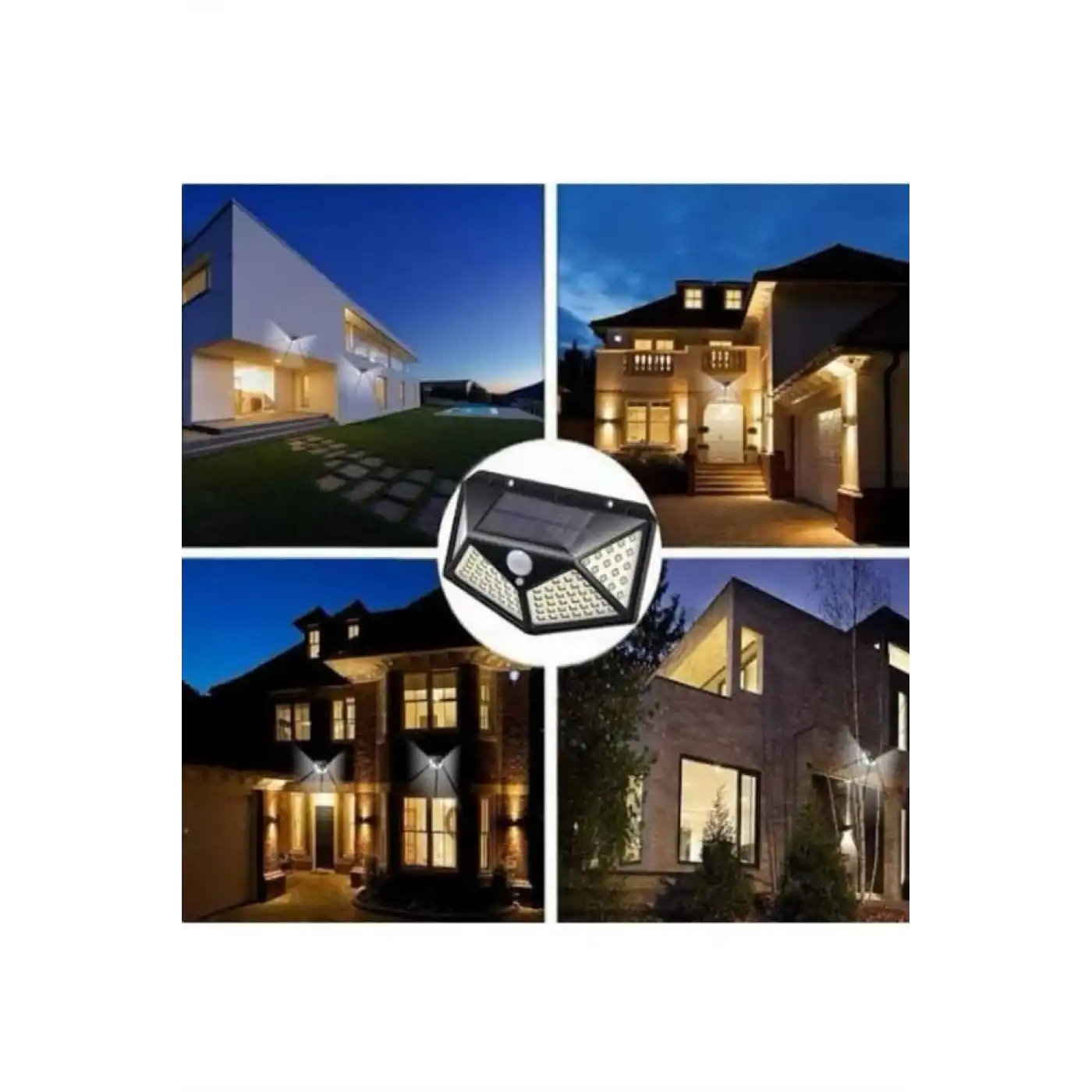 Güneş Enerjili Bahçe Lambası 100 Led Bahçe Lambası Bahçe Aydınlatma