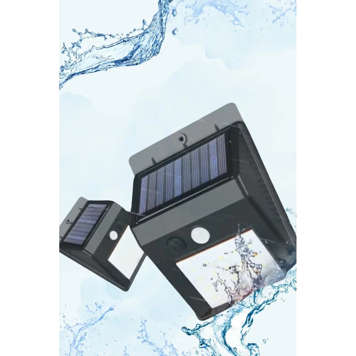 Güneş Enerjili Sensörlü Duvar Lambası Bahçe Lamba Suya Dayanıklı Bahçe Aydınlatma