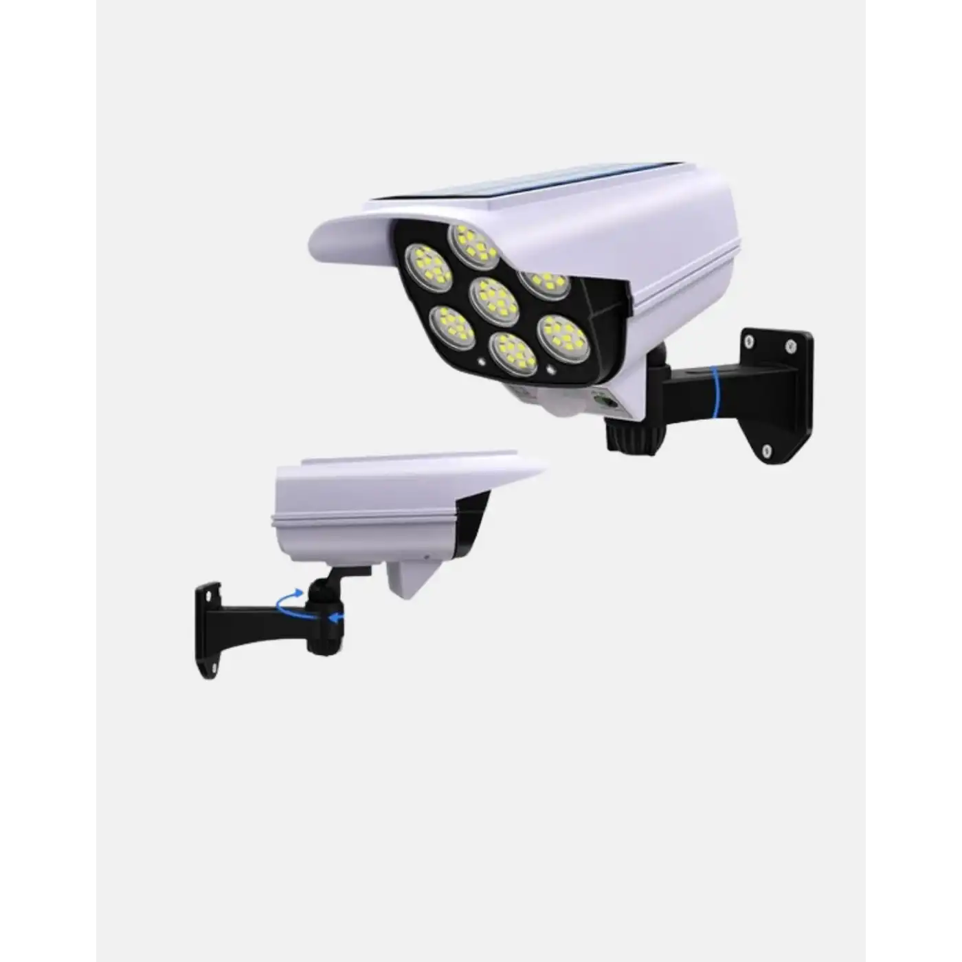 Güneş Paneliyle Şarj Olan Hareket Sensörlü Dış Mekan Güvenlik Lambası Ayarlanabilir