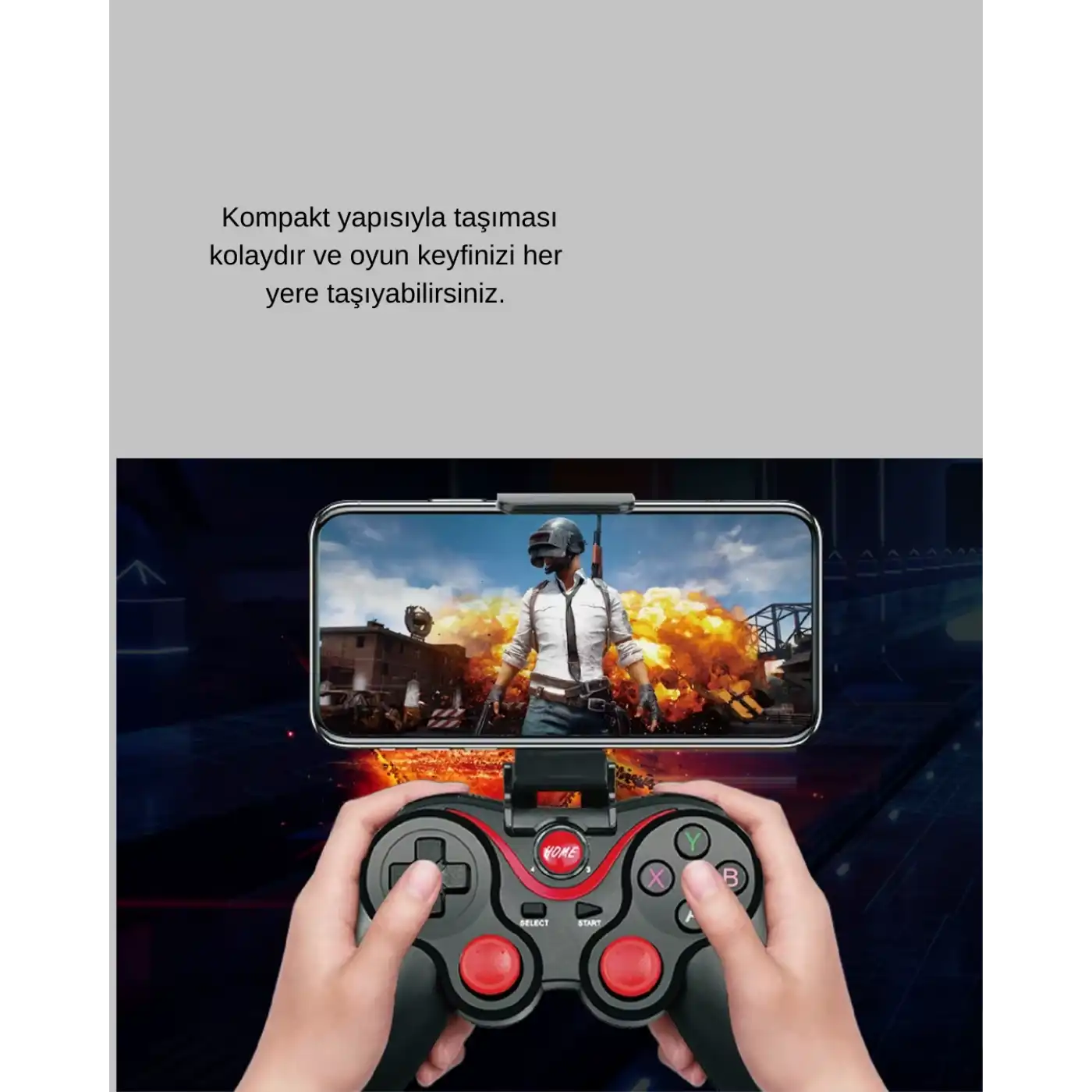 Hafif ve Taşınabilir Kablosuz Bluetooth Oyun Konsolu