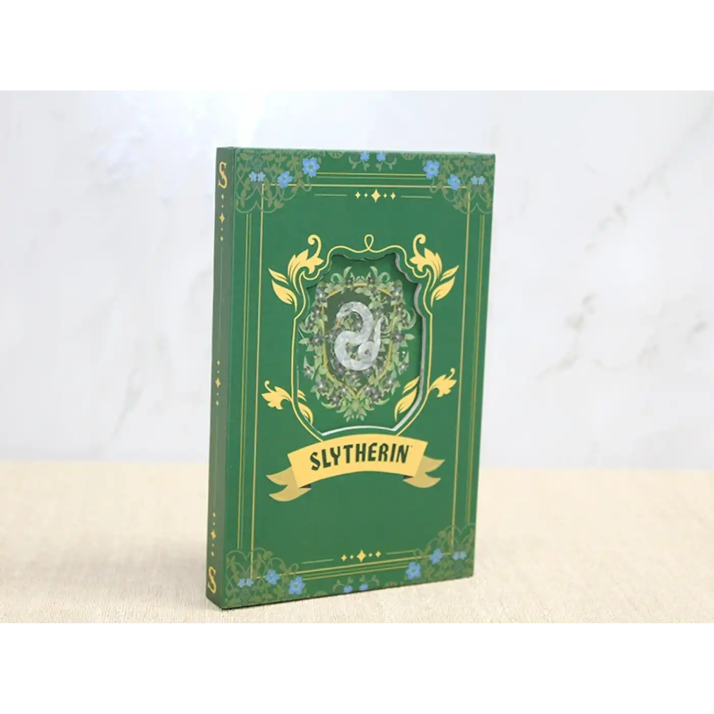 Harry Potter Slytherin Deri Defter