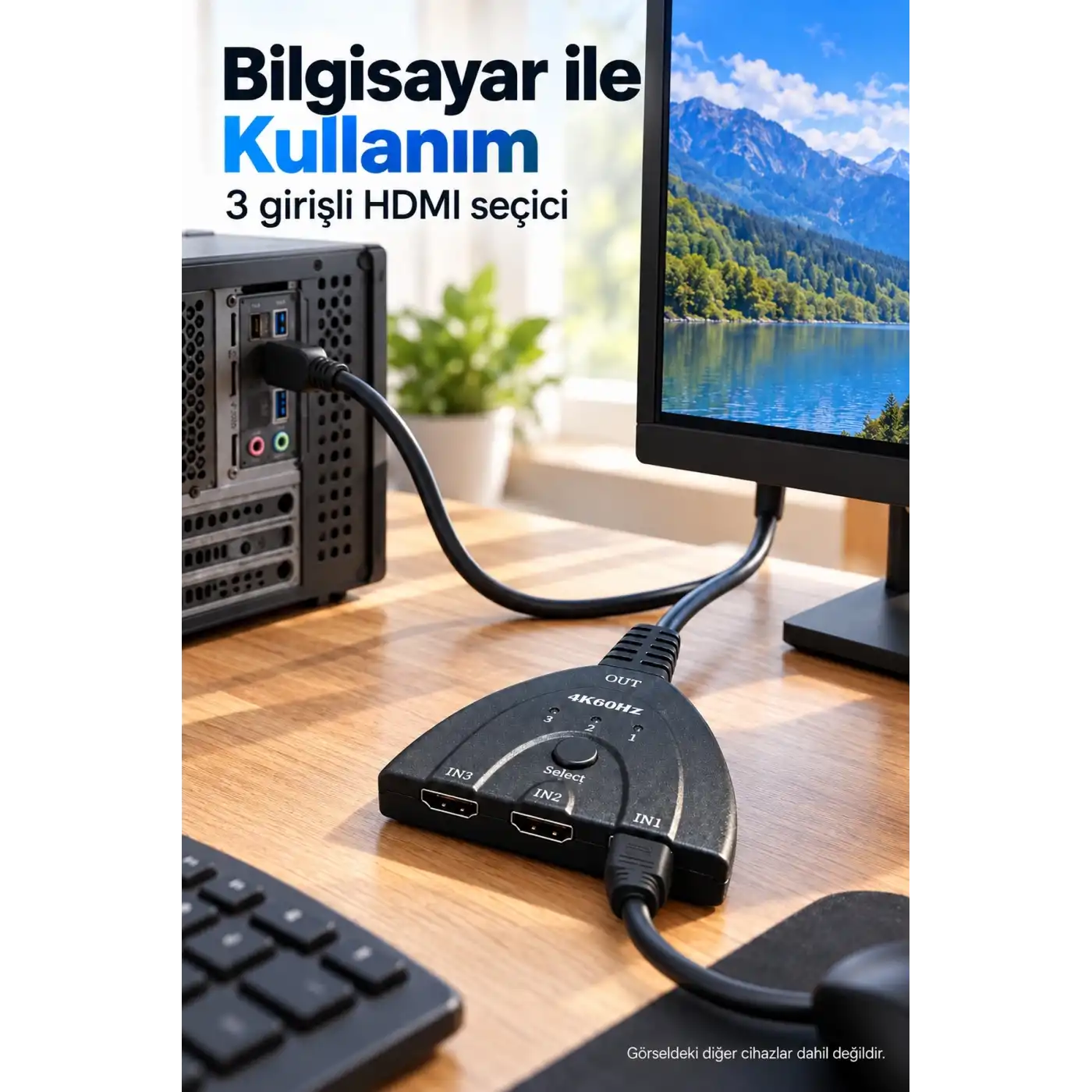 HDMI Switch 2.0 ve 3D Format Destekli
