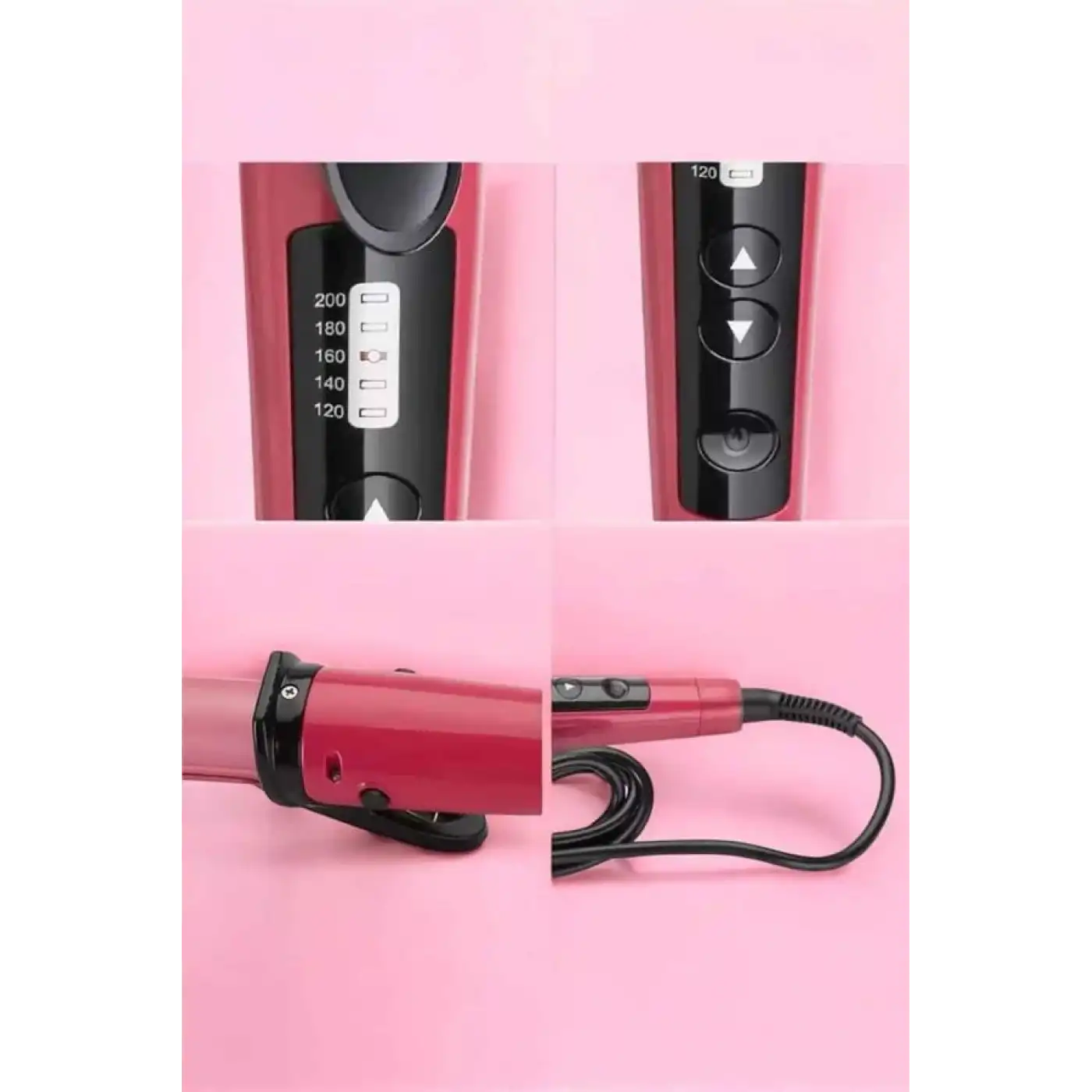 Hem Düzleştirici Hem Maşa Saç Şekillendirici