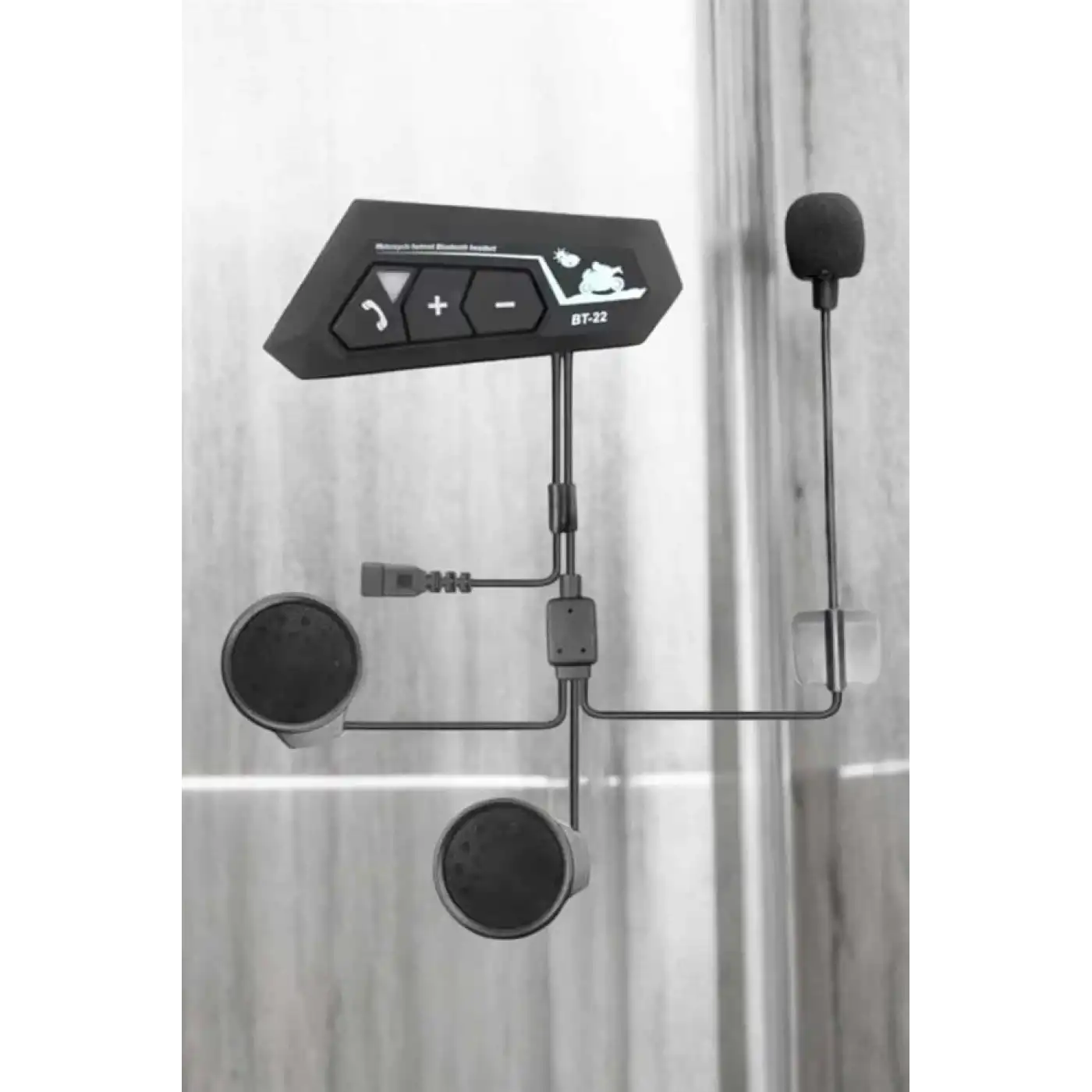 İnterkom Intercom Kask Kulaklık Bt22 Bluetooth Motosiklet Kulaklık 5.0 Bluetooth