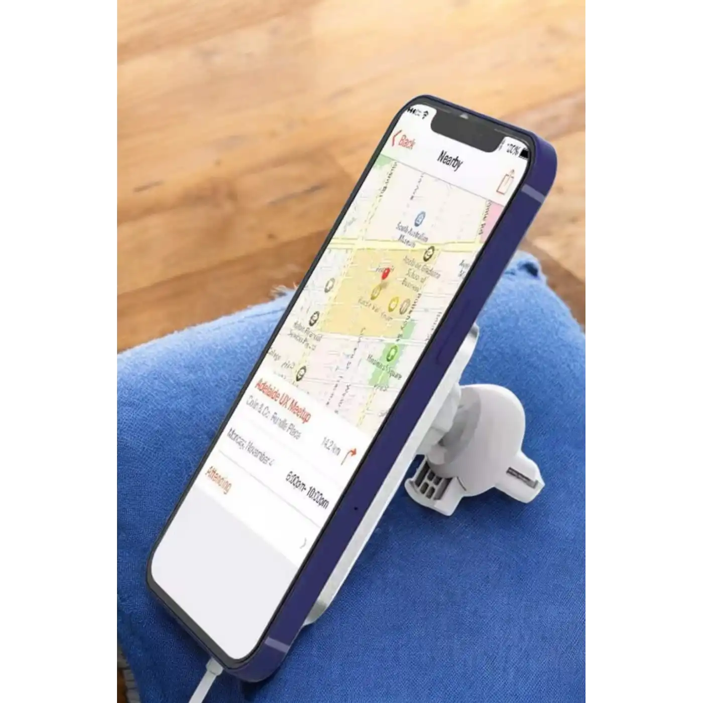İOS Uyumlu Manyetik Tasarım Magsafe İphone 12/13/14/15 araç şarjı