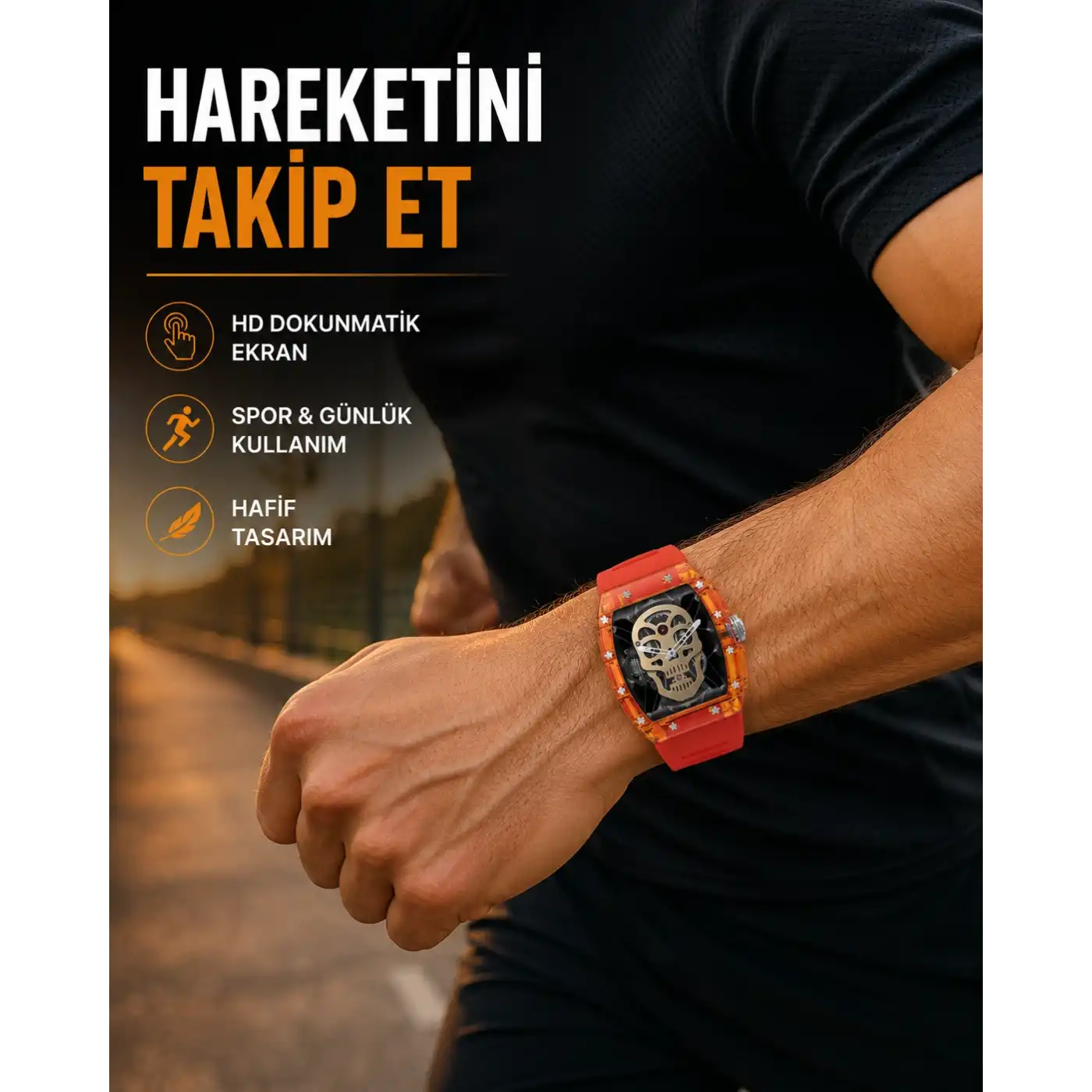 IP67 Suya Dayanıklı Akıllı Saat Uzun Pil Ömürlü Yeni Nesil
