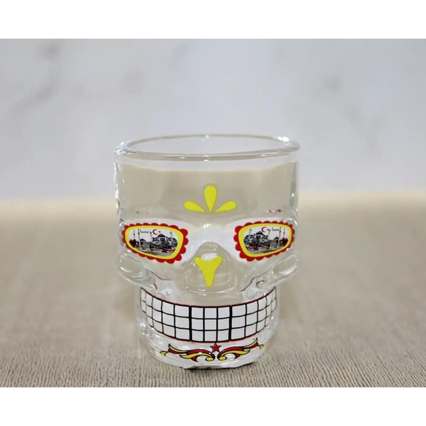 İstanbul Temalı Cam Kurukafa Shot Bardak Alk4302