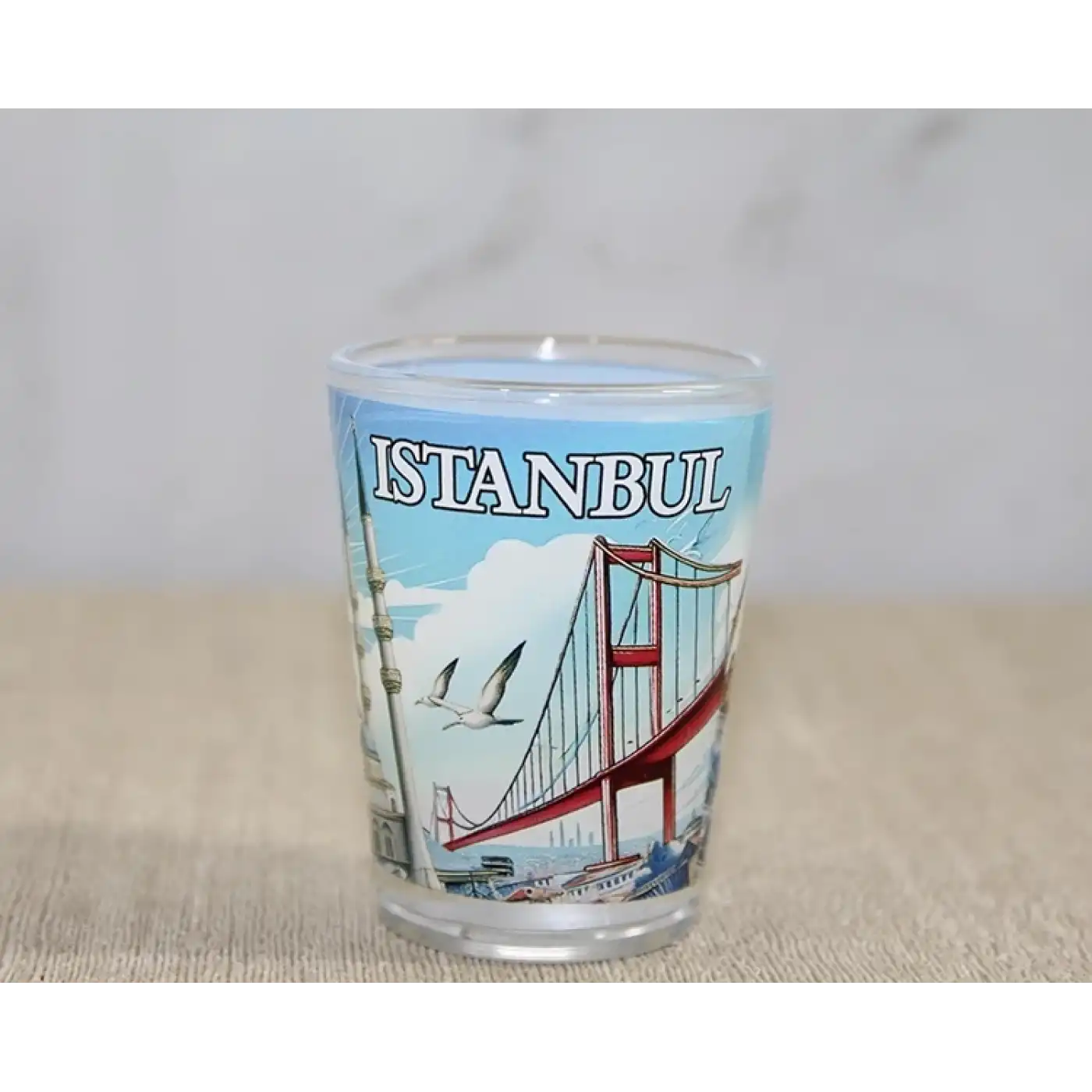 İstanbul Temalı Cam Shot Bardak Alk4357