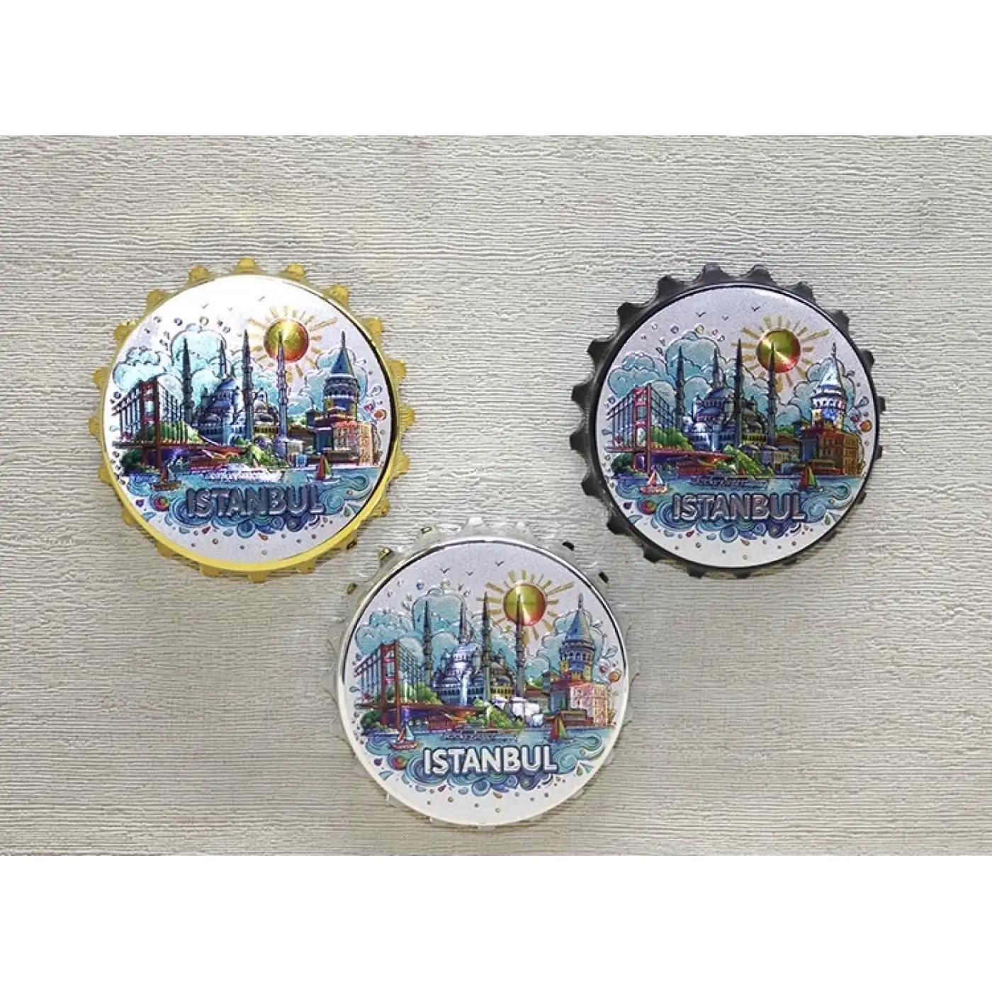 İstanbul Temalı Metal Magnet Alk4341