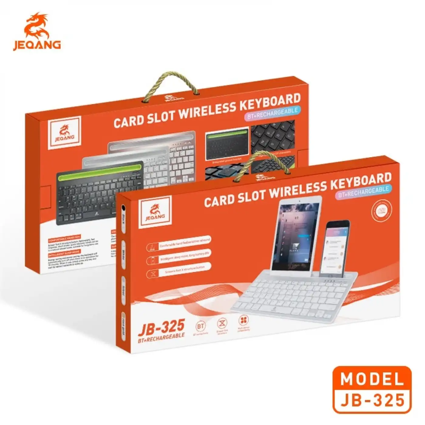 JB-325 Tablet Telefon Stand Destekli Bluetooth Kablosuz Klavye
