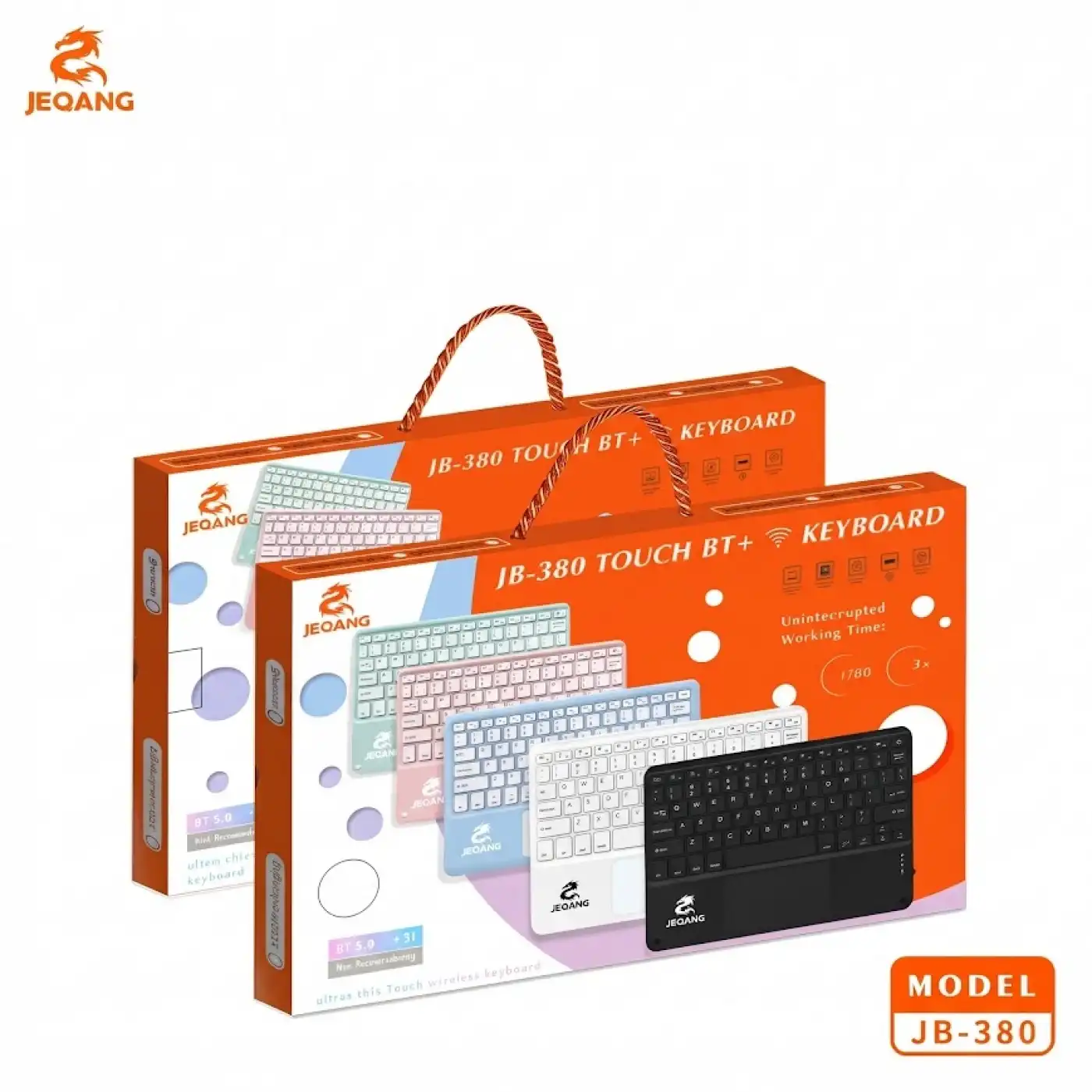 JB-380 Touchpad Özellikli Bluetooth Kablosuz Klavye