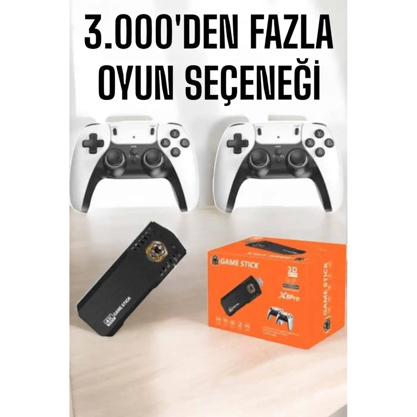 Joystick Çift Kollu Oyun Kolu Retro Oyun Yüksek Çözünürlüklü 3D Game