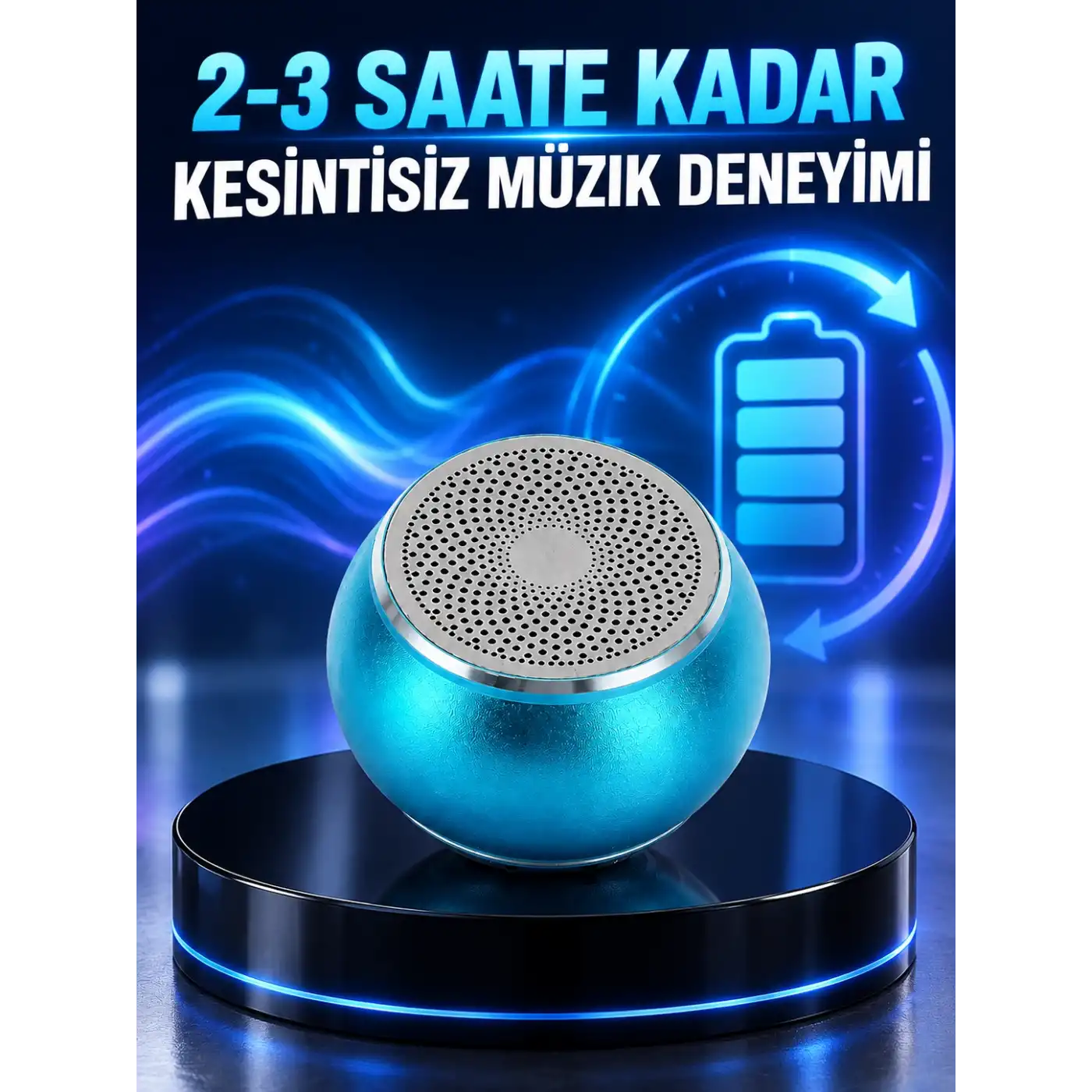 Kablosuz Bluetooth 5.0 Hoparlör | Kompakt ve Güçlü Ses Yeni Nesil