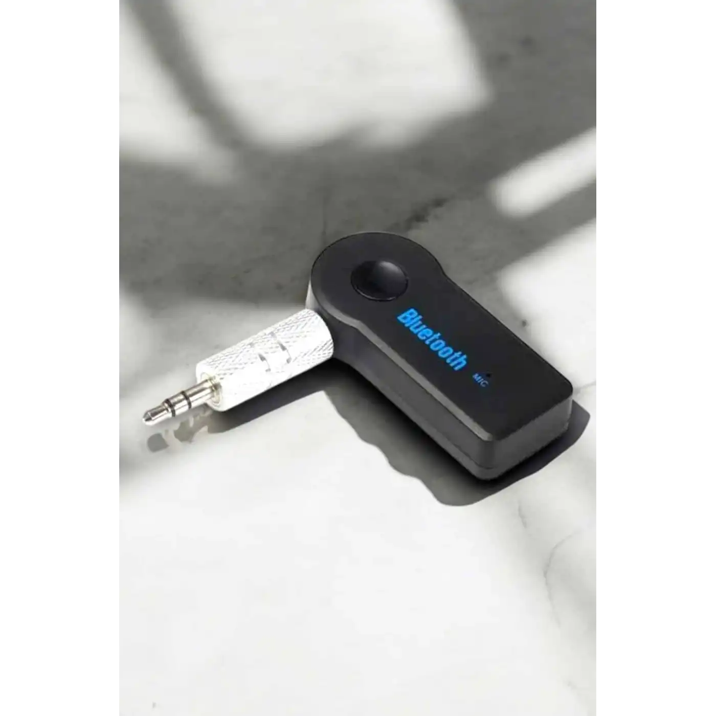 Kablosuz Bluetooth Aux Araç Kiti Siyah Hafıza Kartlı