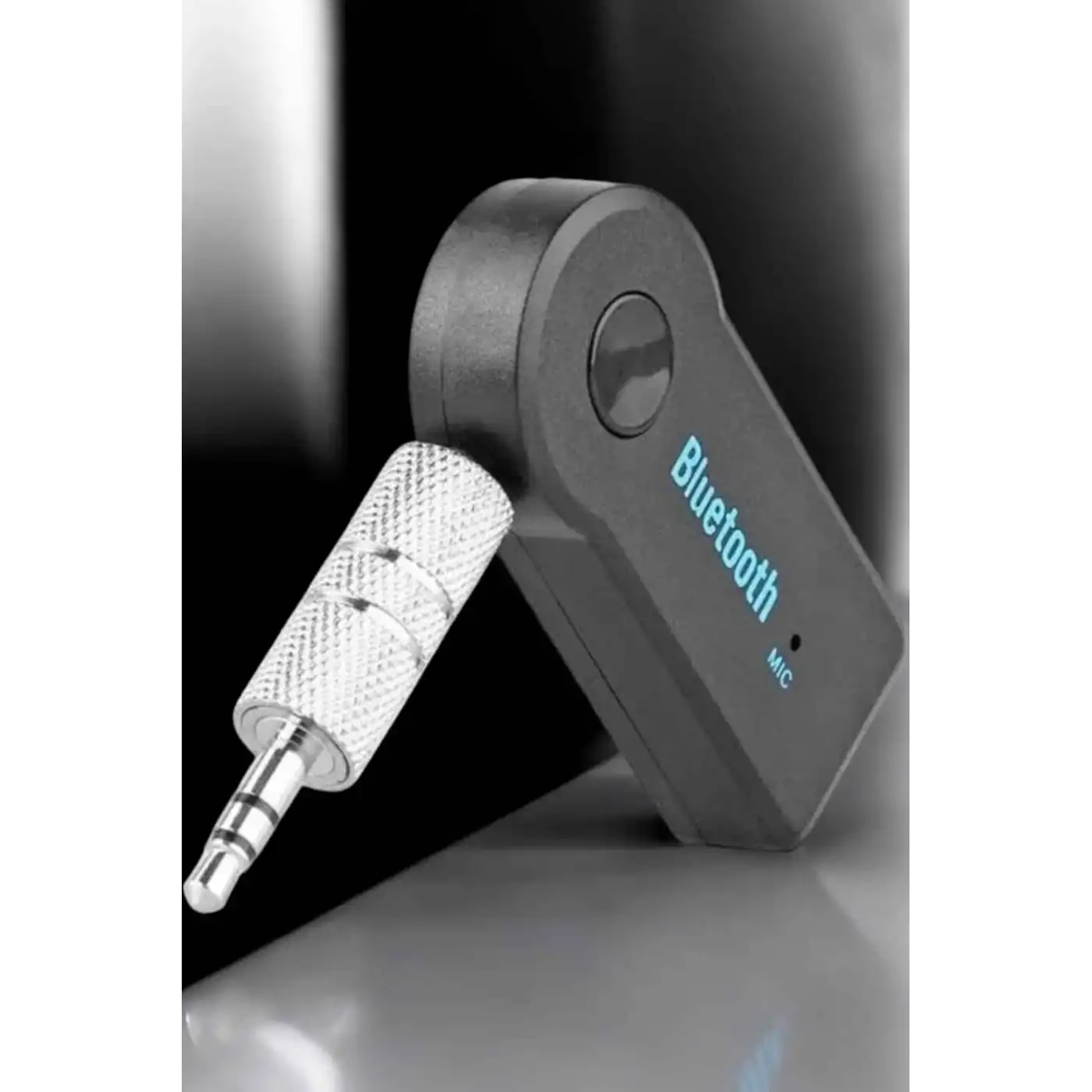 Kablosuz Bluetooth Aux Araç Kiti Siyah Hafıza Kartlı