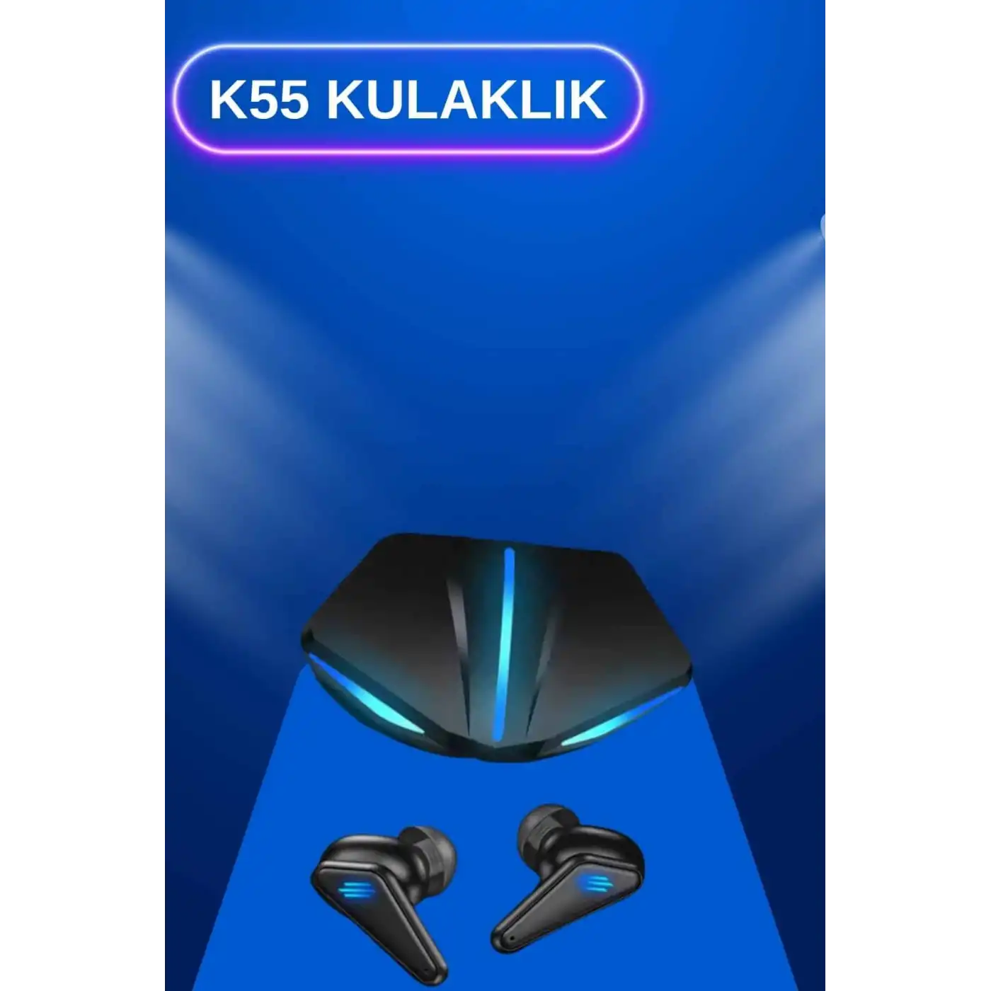 Kablosuz Bluetooth Bağlantılı Kulaklık ve Dokunmatik Ekran Akıllı Saat Arama Cevaplama