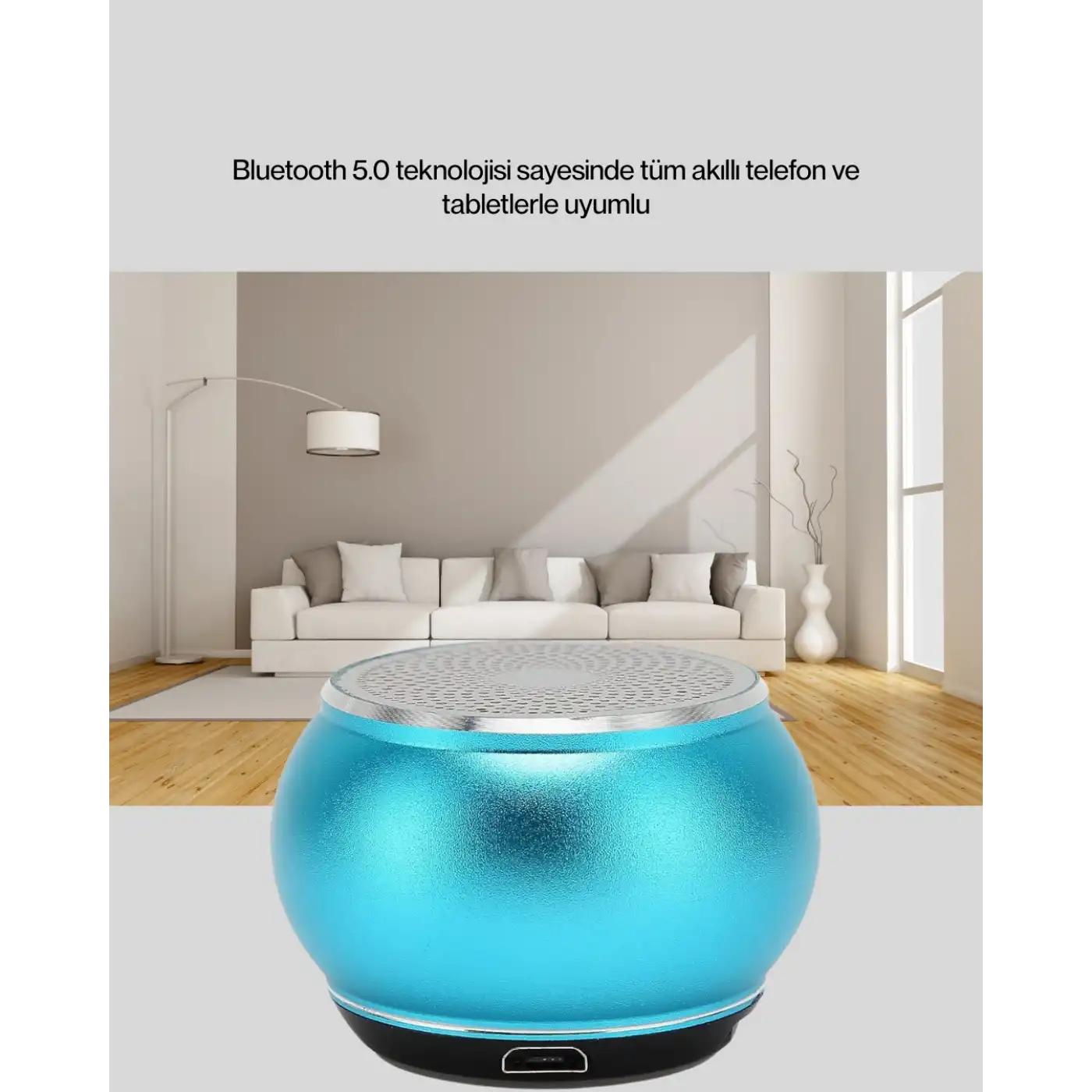 Kablosuz Bluetooth Hoparlör | 2-3 Saat Kesintisiz Müzik Keyfi Yeni Nesil