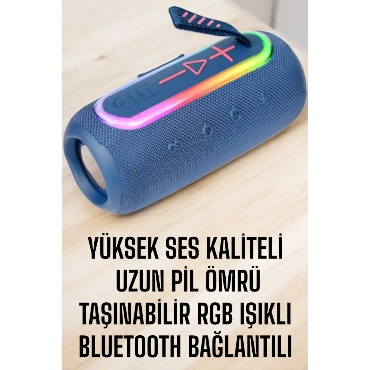 Kablosuz Bluetooth Hoparlör Uzun Pil Ömrü Taşınabilir