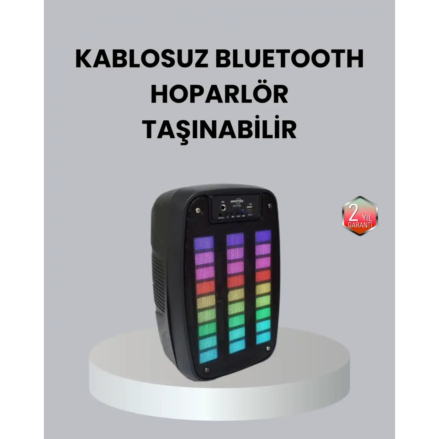 Kablosuz Bluetooth Müzik Cihazı – 2 Saat Batarya Süresi, Şık ve Taşınabilir
