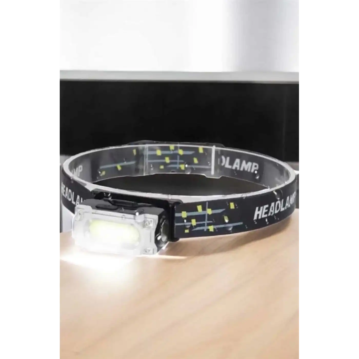 Kafa Lambası El Fenerli Kamp Lambası USB Şarjlı Esnek Lamba