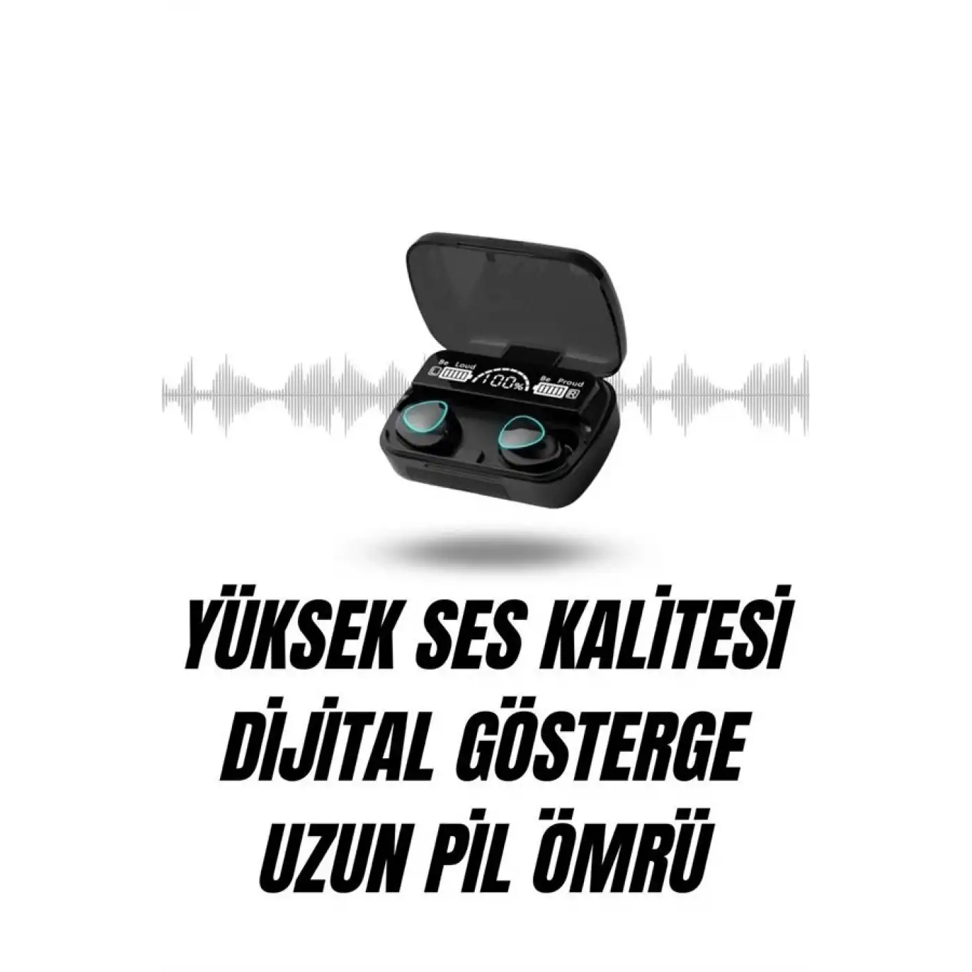 Kaliteli Akıllı Saat ve Kaliteli Bluetooth Kulaklık ANC Özelliği Uzun Pil Ömrü