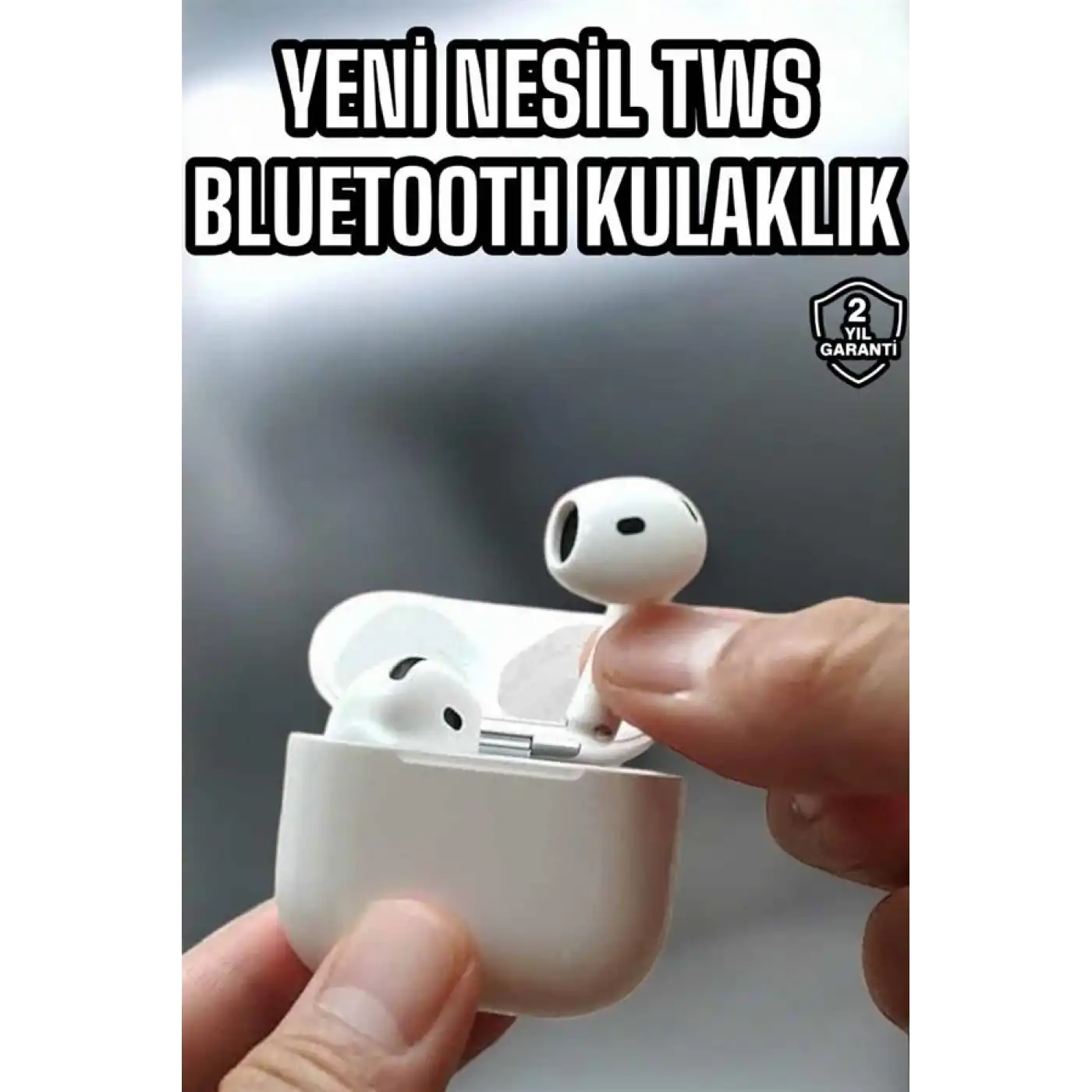 Kaliteli Ucuz İOS ve Android Uyumlu TWS Bluetooth Kulaklık ANC Özelliği
