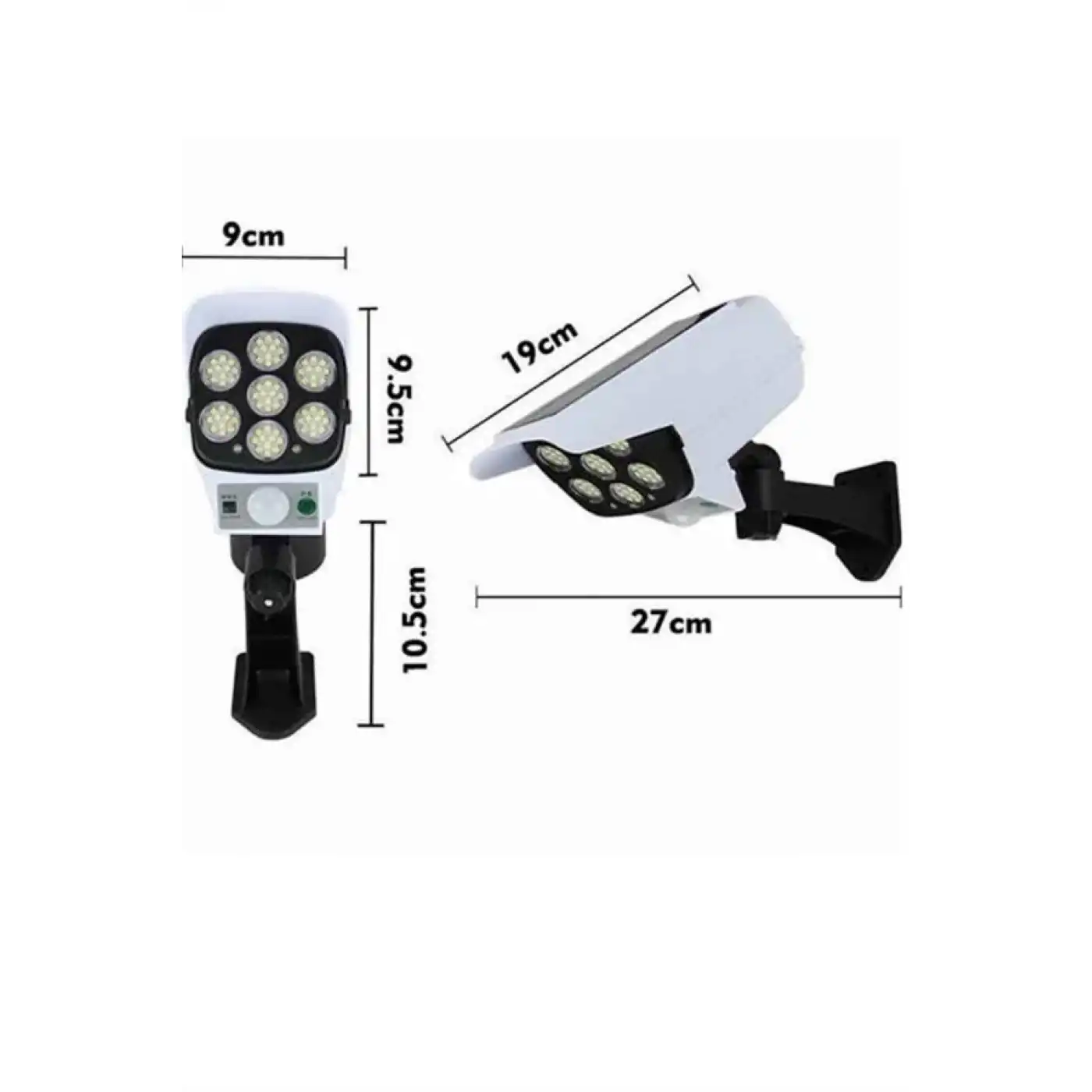 Kamera Görünümlü Led Lamba Dönebilen Bahçe Aydınlatması Duvar Lambası