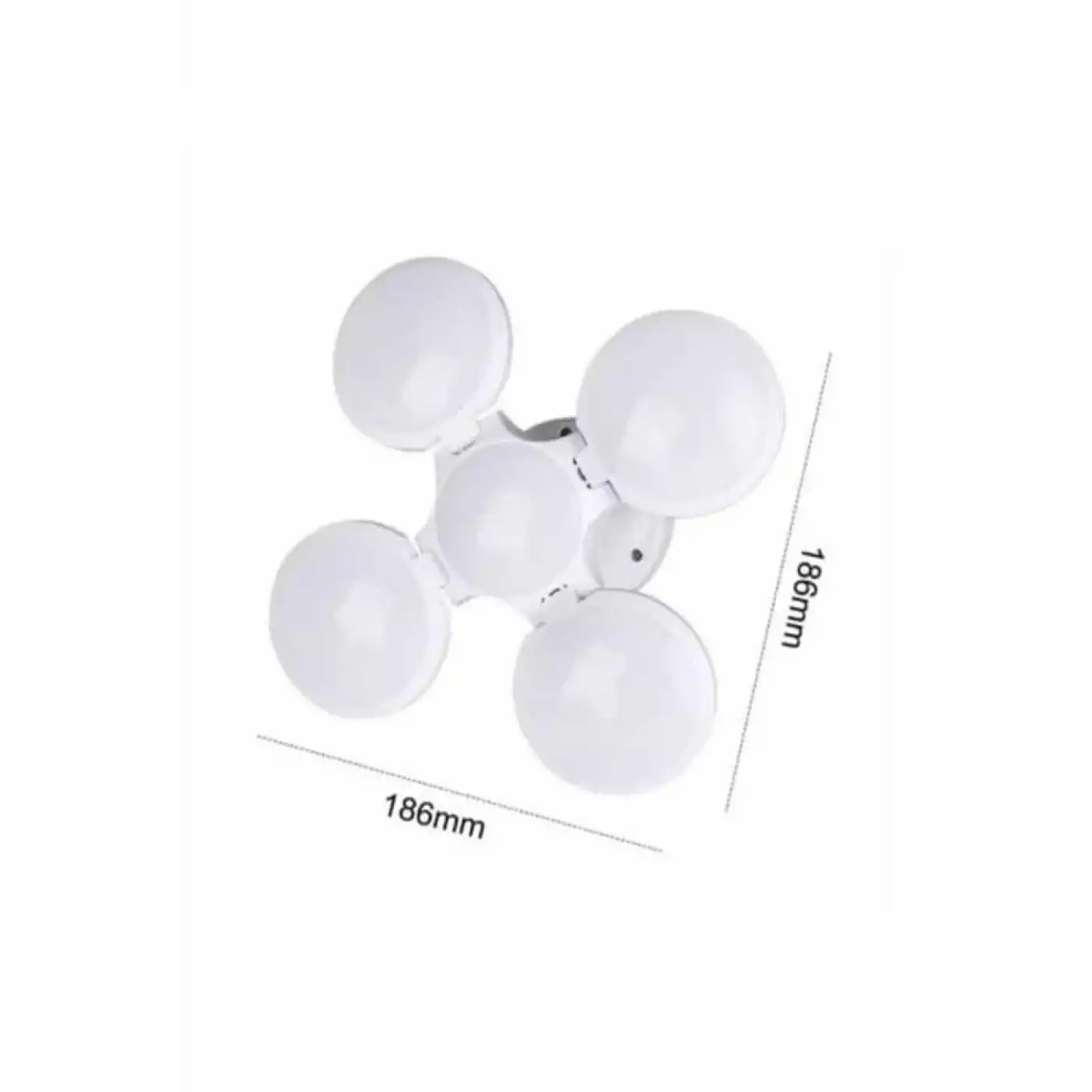 Kamp Lambası Güneş Enerjili Solar 5 Kanatlı Katlanır Lamba Karavan