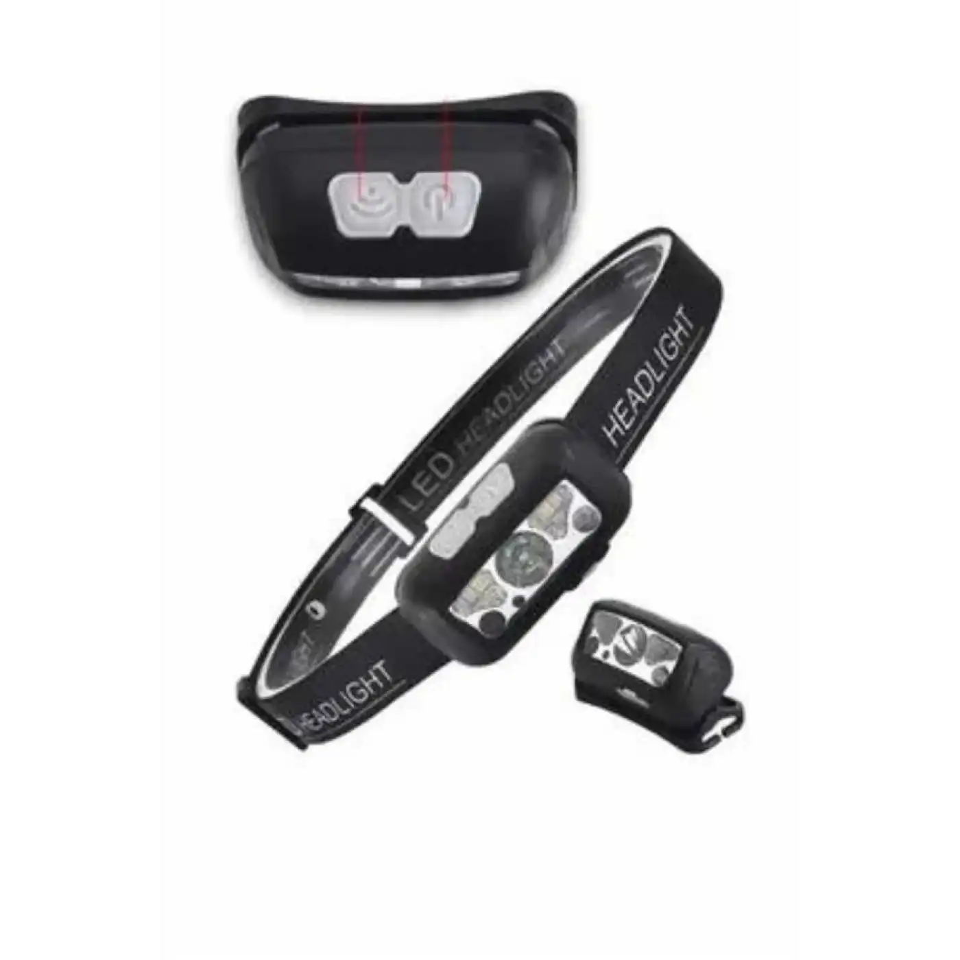 Kamp Lambası Kafa Feneri Kafa Lambası Ayarlanabilir Sensörlü Şarjlı