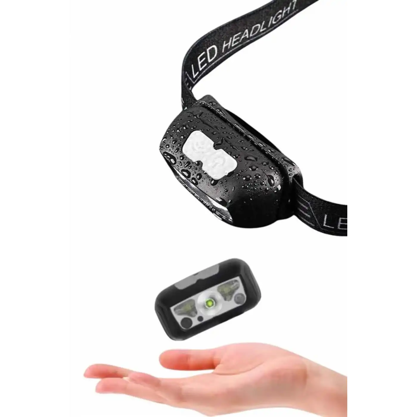 Kamp Lambası Kafa Feneri Kafa Lambası Ayarlanabilir Sensörlü Şarjlı