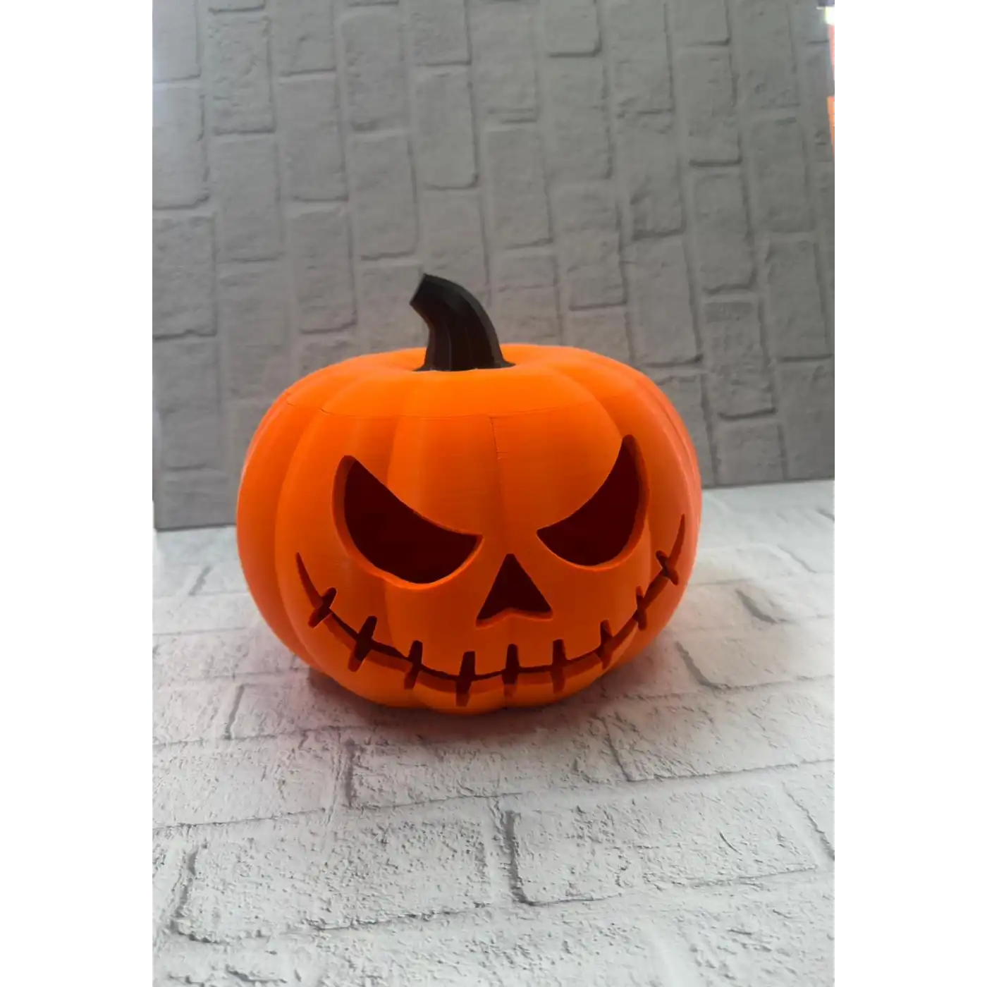 Kapaklı Balkabağı Dekor Kutusu 21×15 cm Halloween Temalı Saklama