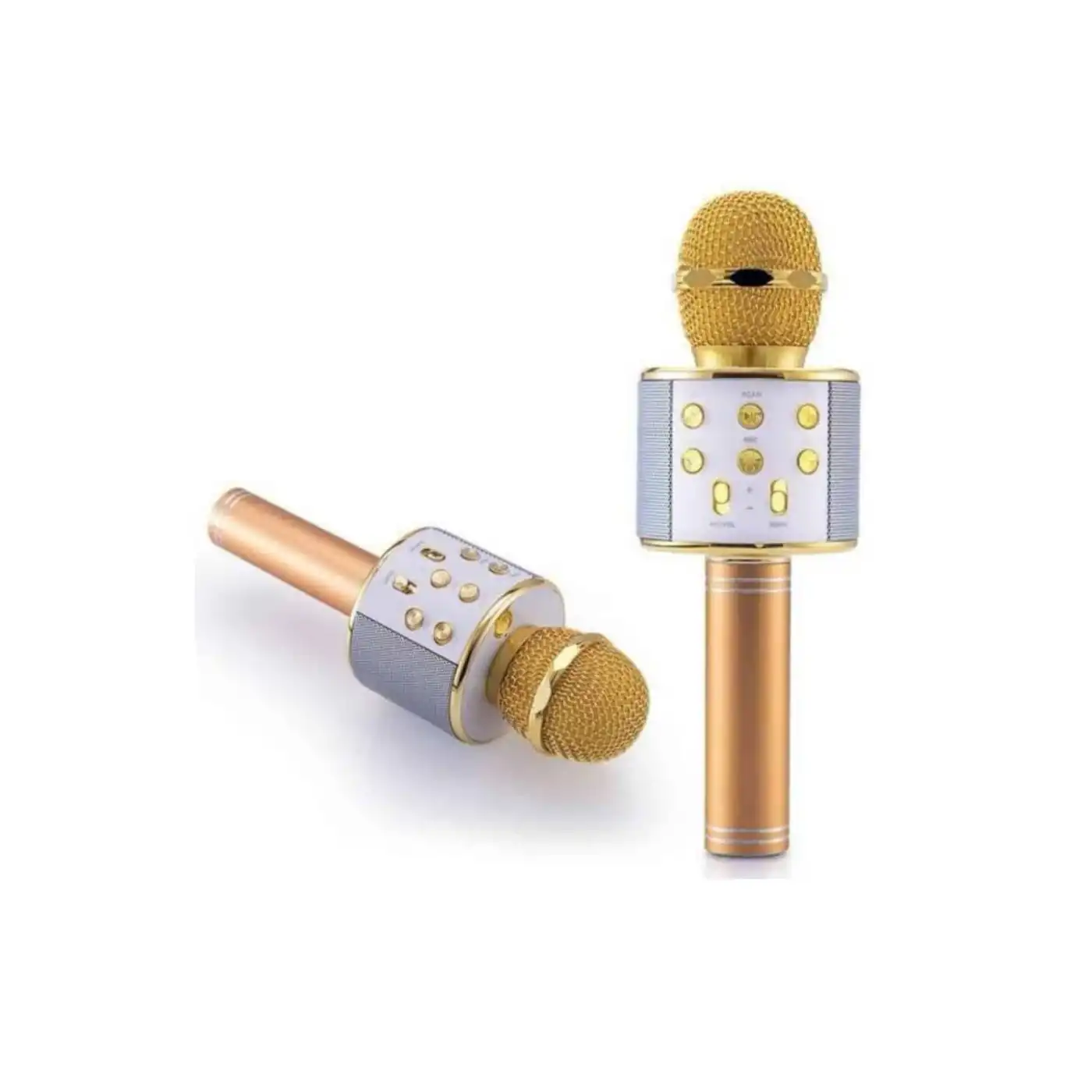 Karaoke Mikrofon Dahili Hoparlörlü Sd-usb-aux Girişli Bluetooth Hoparlör