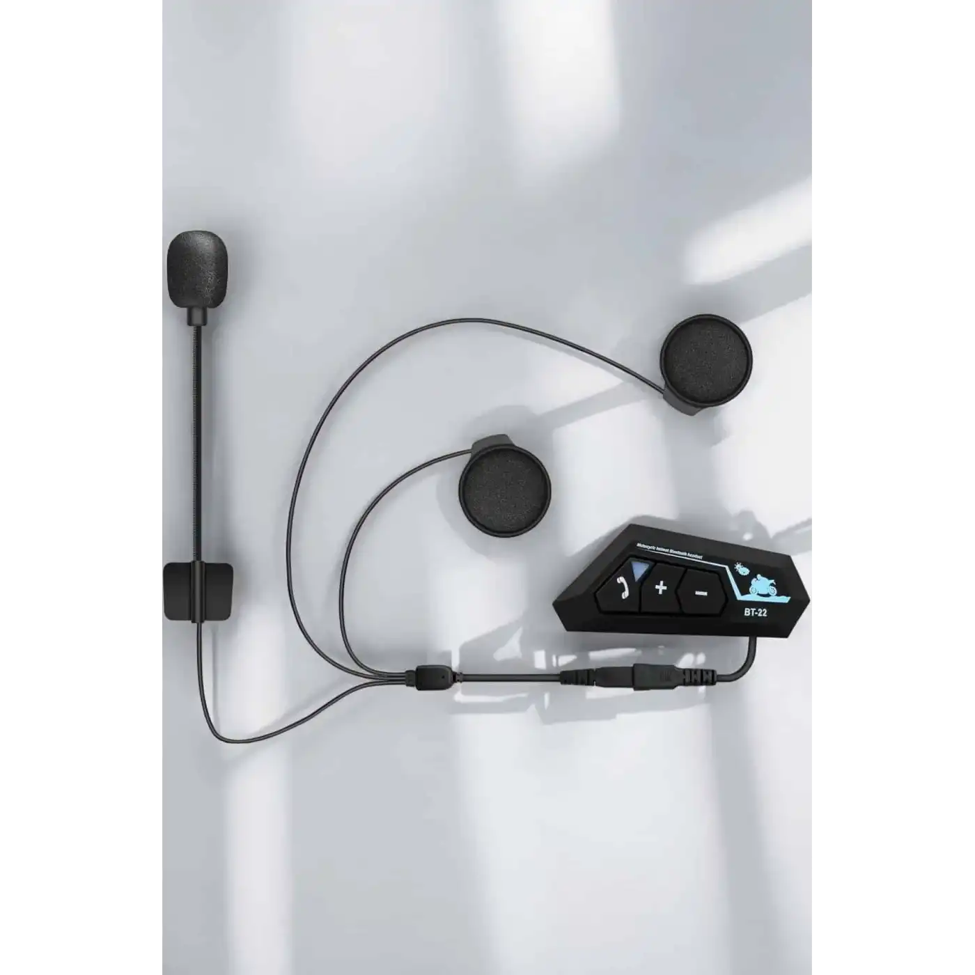 Kask Kulaklığı Motosiklet Intercom Interkom Dinleme Konuşma Özellikli Su Geçirmez