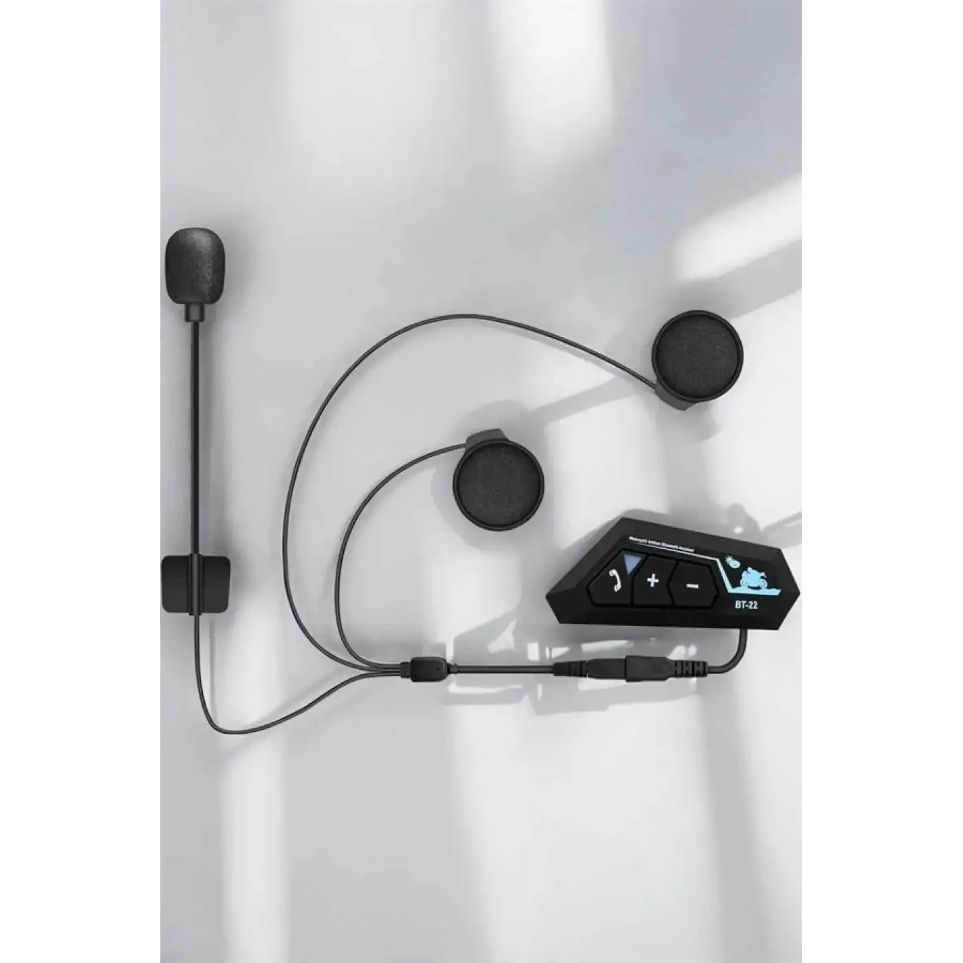 Kask Kulaklığı Motosiklet Intercom Interkom Dinleme Konuşma Özellikli Su Geçirmez