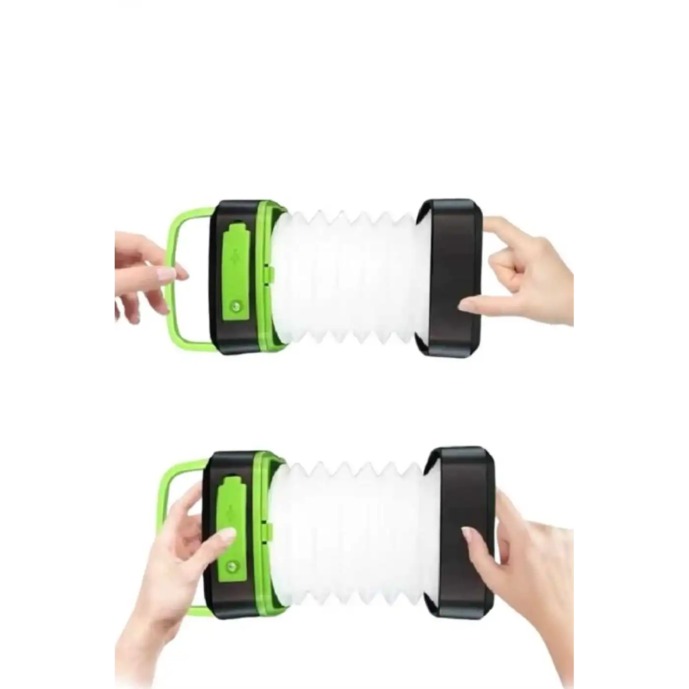 Katlanabilir Kamp Lambası Akordiyon Lamba Şarjlı 3 Kademeli Solar