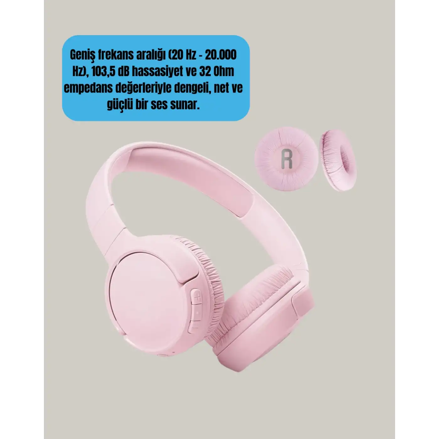 Katlanabilir USB-C Şarjlı Bluetooth Kulaklık