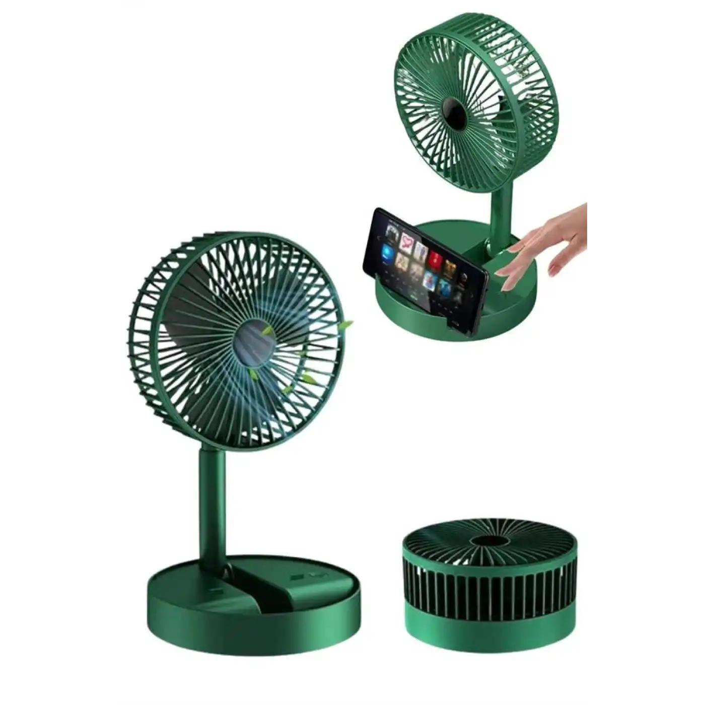 Katlanabilir Usb Şarjlı Masaüstü Soğutucu Mini Fan Telefon Tutucu Yeni Nesil