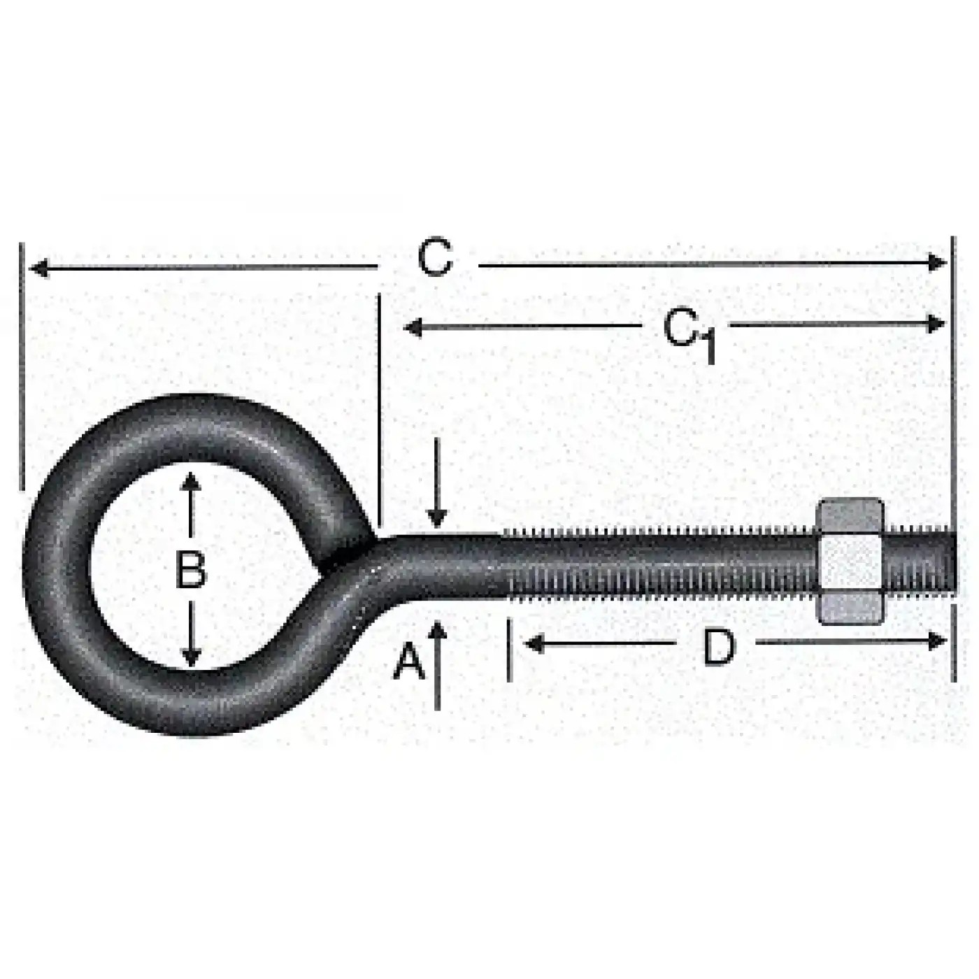 Kaynaklı Civata M8x190 - 50 Adet