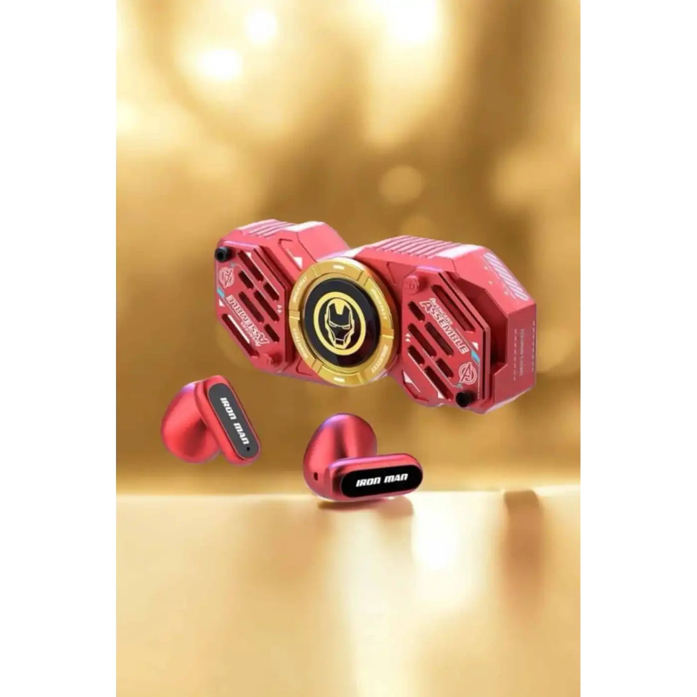 Kırmızı Kablosuz Bluetooth Kulaklık Stres Çarklı  Kulaklığı