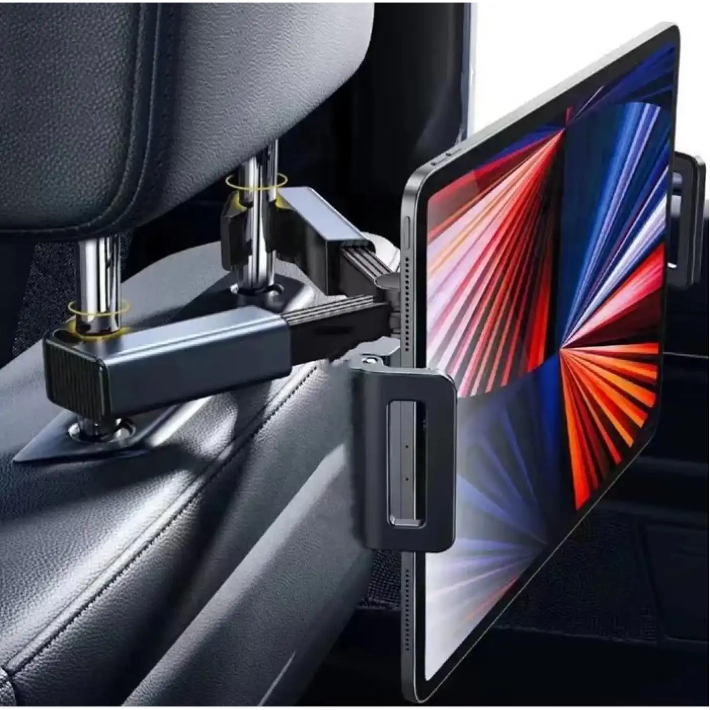 Araç Koltuk Arkası Tablet Tutucu, Telefon Tutucu, Tablet/Telefon Tutucu, 360° iPad Pro 12.9 Mini Air, Galaxy Tab A A7 S7, Switch, Surface, 4,7-12,9 inch ile uyumlu