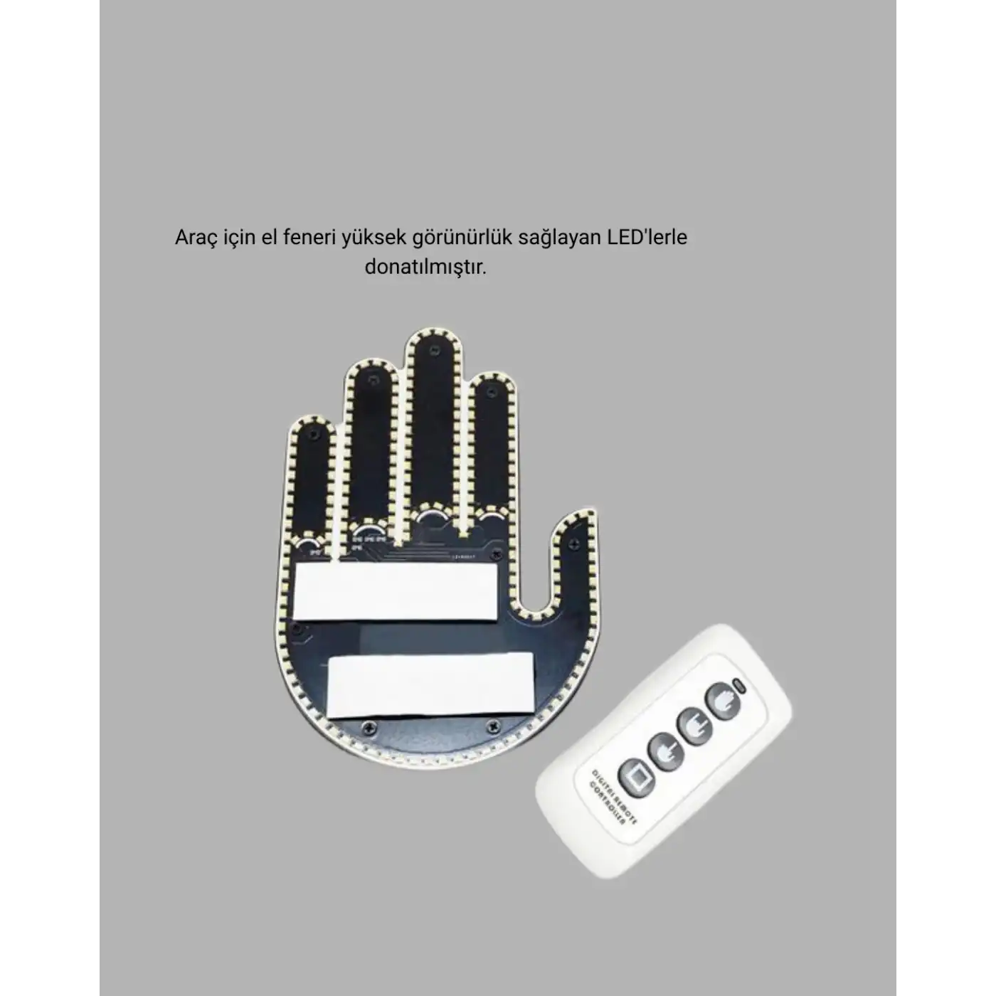 Kompakt Tasarımlı LED Jest Işığı – Selam ve Teşekkür Modları