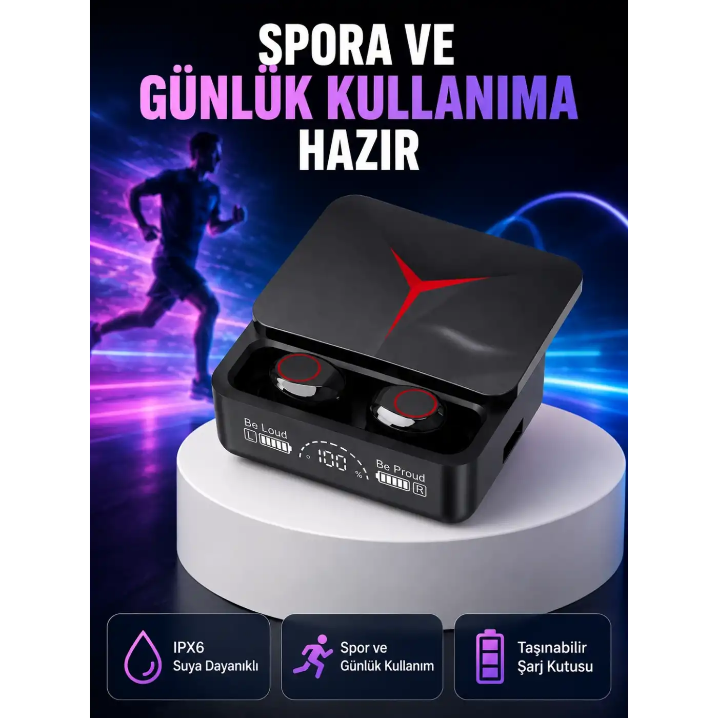 Kristal Ses Kaliteli Bluetooth Kulaklık – Android ve iOS Uyumlu Yeni Nesil
